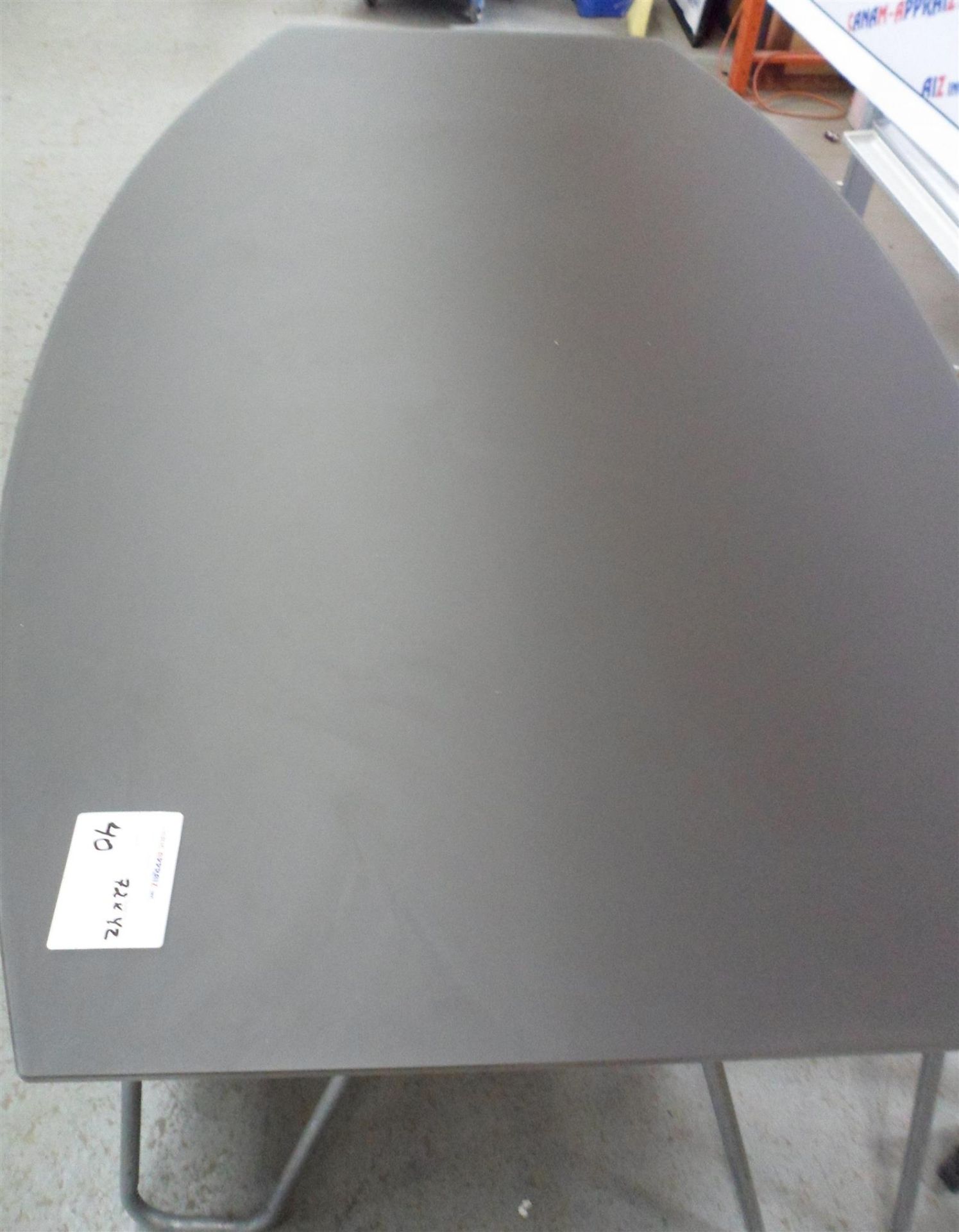 CURVED GLASS TABLE TOP - 72" X 42" - Image 2 of 3