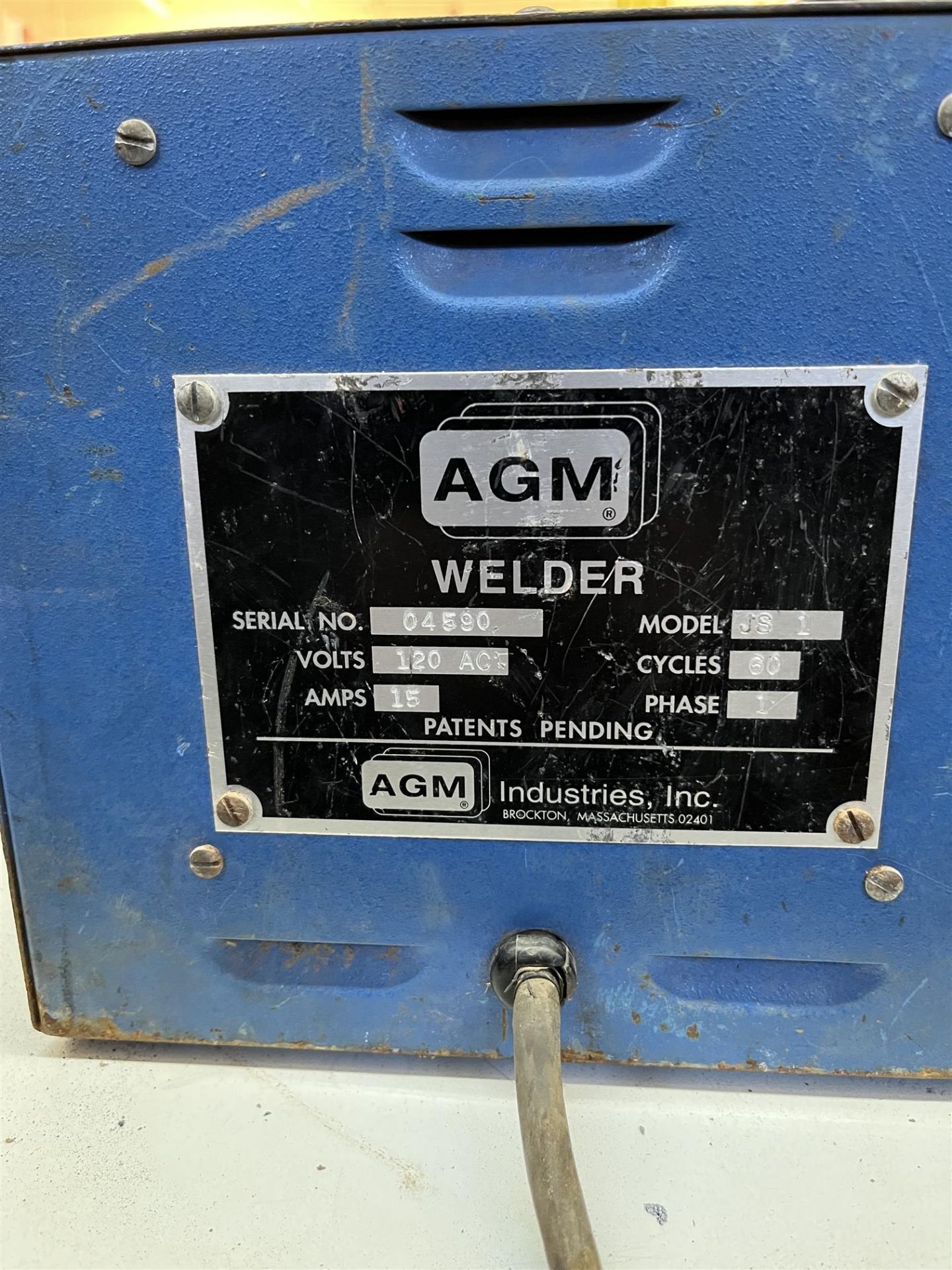 AGM Industries Inc. JS-1 Welder - Volt 120 AC - AMPS 15 - Cycle 60 - Image 3 of 3