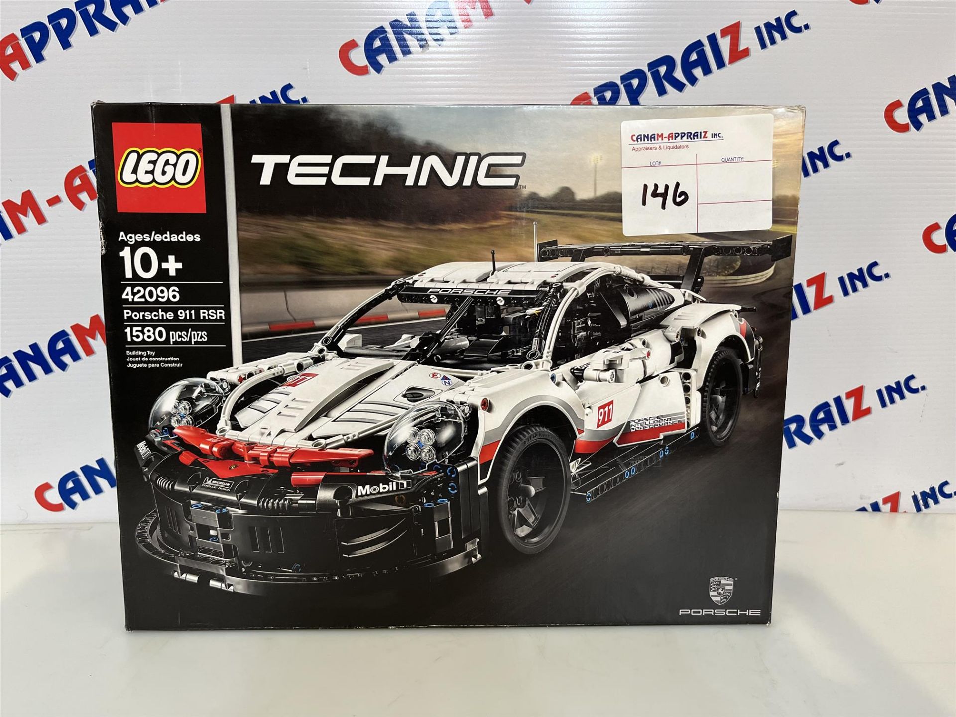 Lego Technic Porsche 911 RSR 42096 - Ages 10+ - 1580 PCS