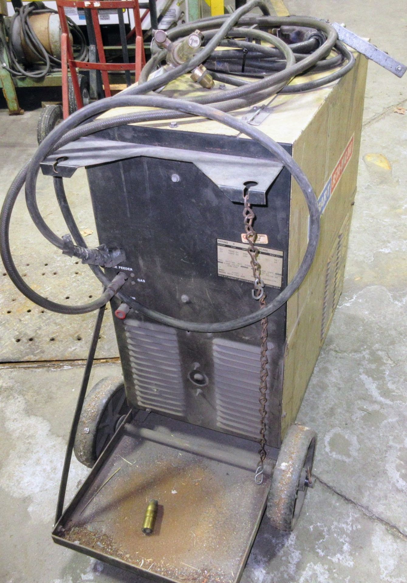 HOBART BETA-MIG 200 WELDER W/ CART AND CABLES - Image 3 of 4