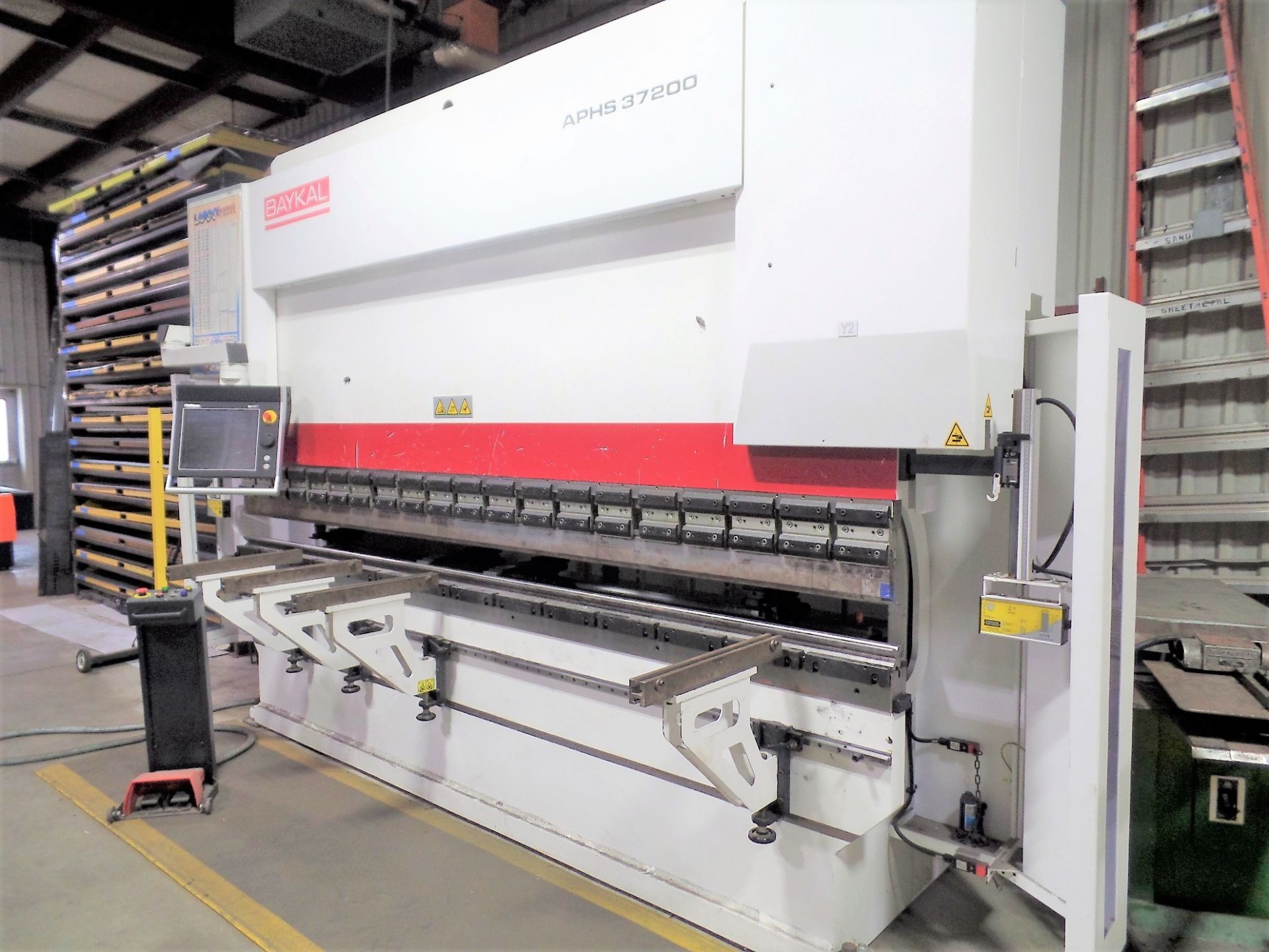 2017 BAYKAL APHS 37200 5-AXIS CNC PRESS BRAKE, 220-TON X 12’ CAP., CNC CROWNING, DELEM DA-66T - Image 2 of 26