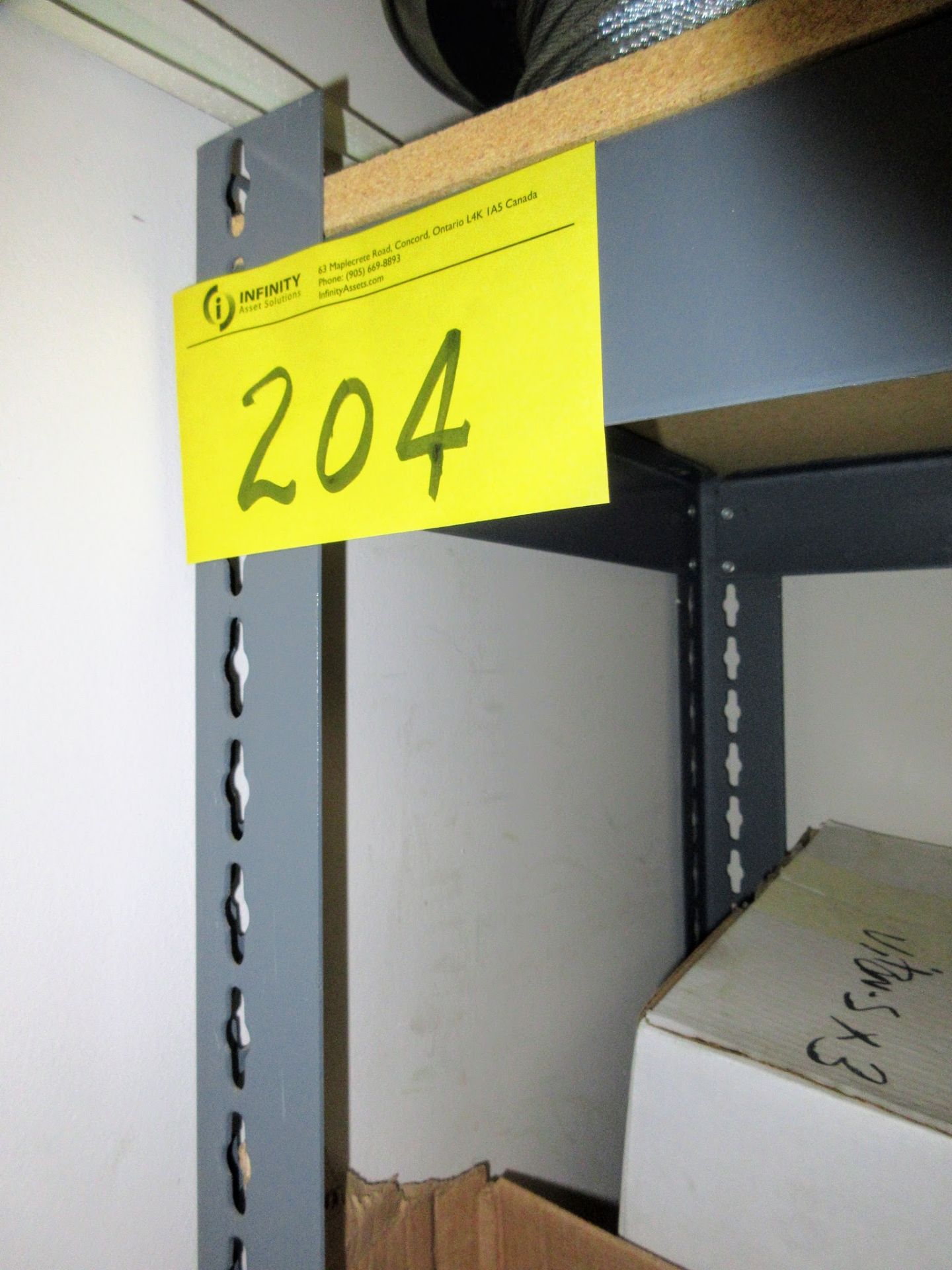 LOT OF (4) SHELVING UNITS (NO CONTENTS) (NOTE: SUBJECT TO LATE REMOVAL, PICKUP ON MARCH 11TH) - Image 2 of 5