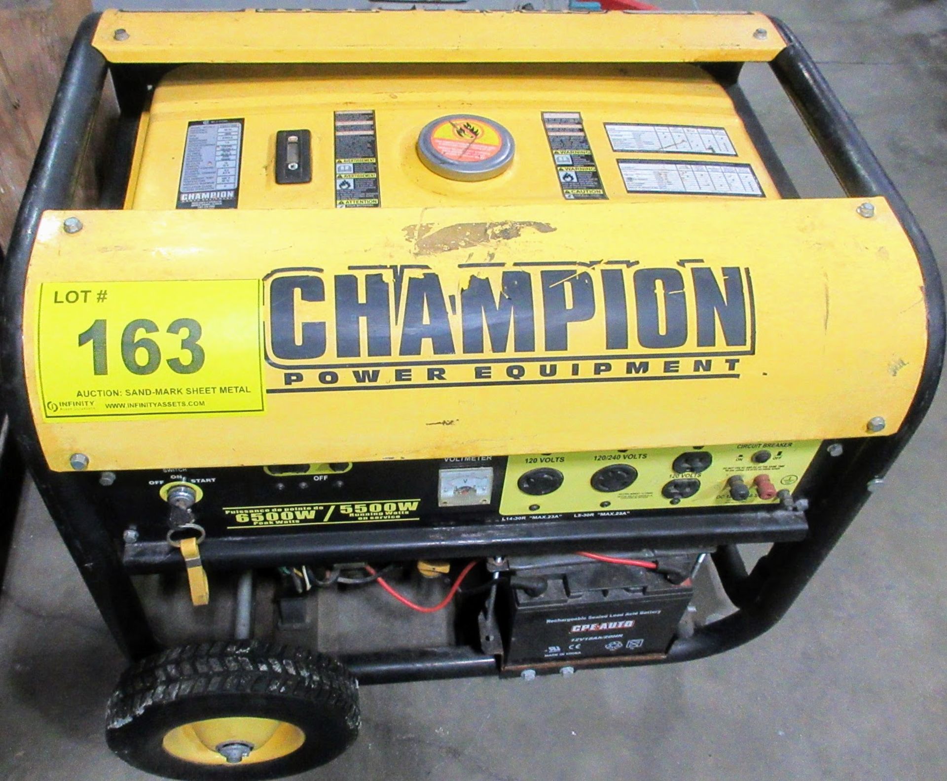 CHAMPION POWER EQUIPMENT CSA411 55E PORTABLE GENERATOR