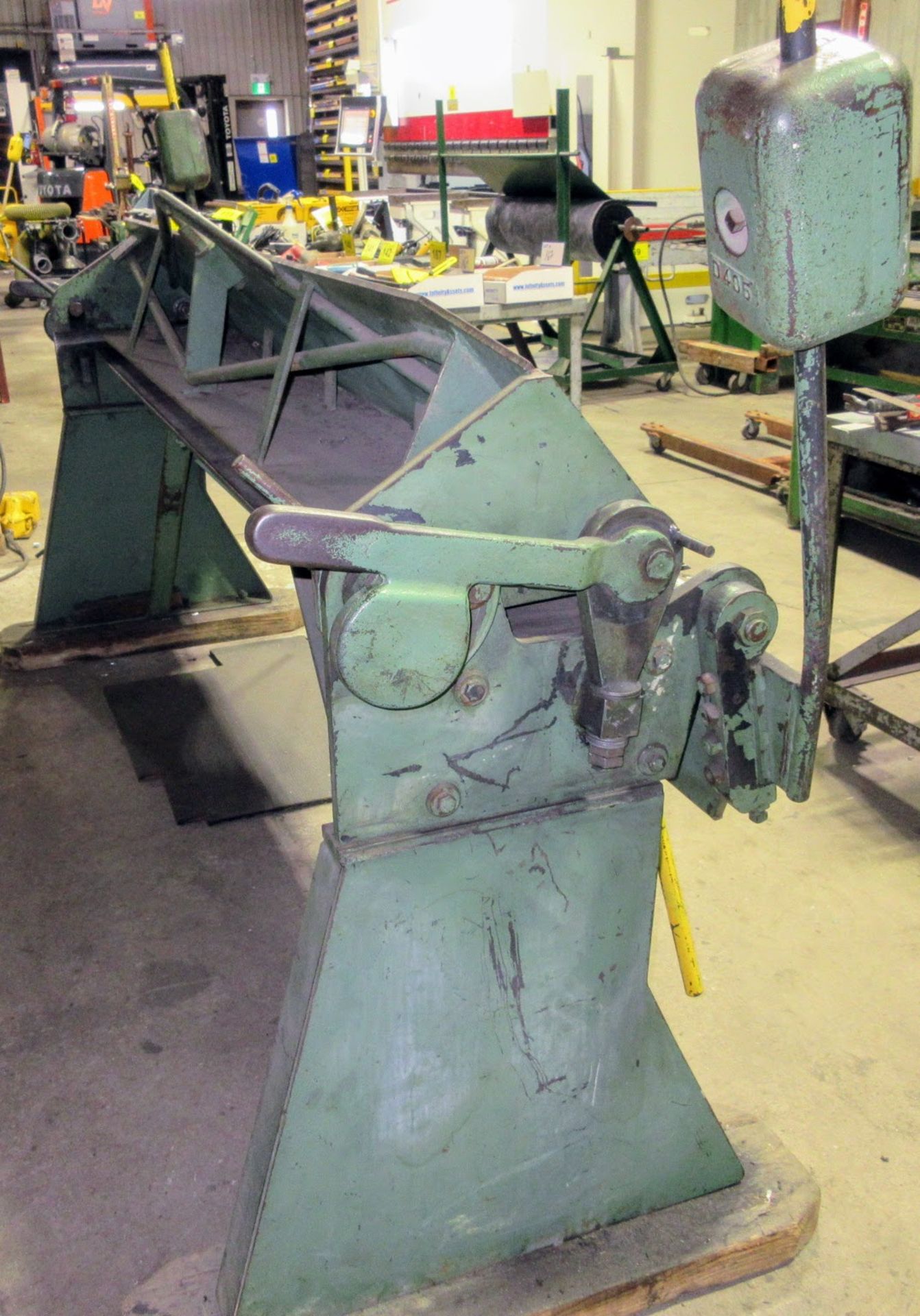 BROWN BOGGS 8’ MANUAL BRAKE PRESS, S/N 73258 (RIGGING FEE $300) - Image 7 of 8