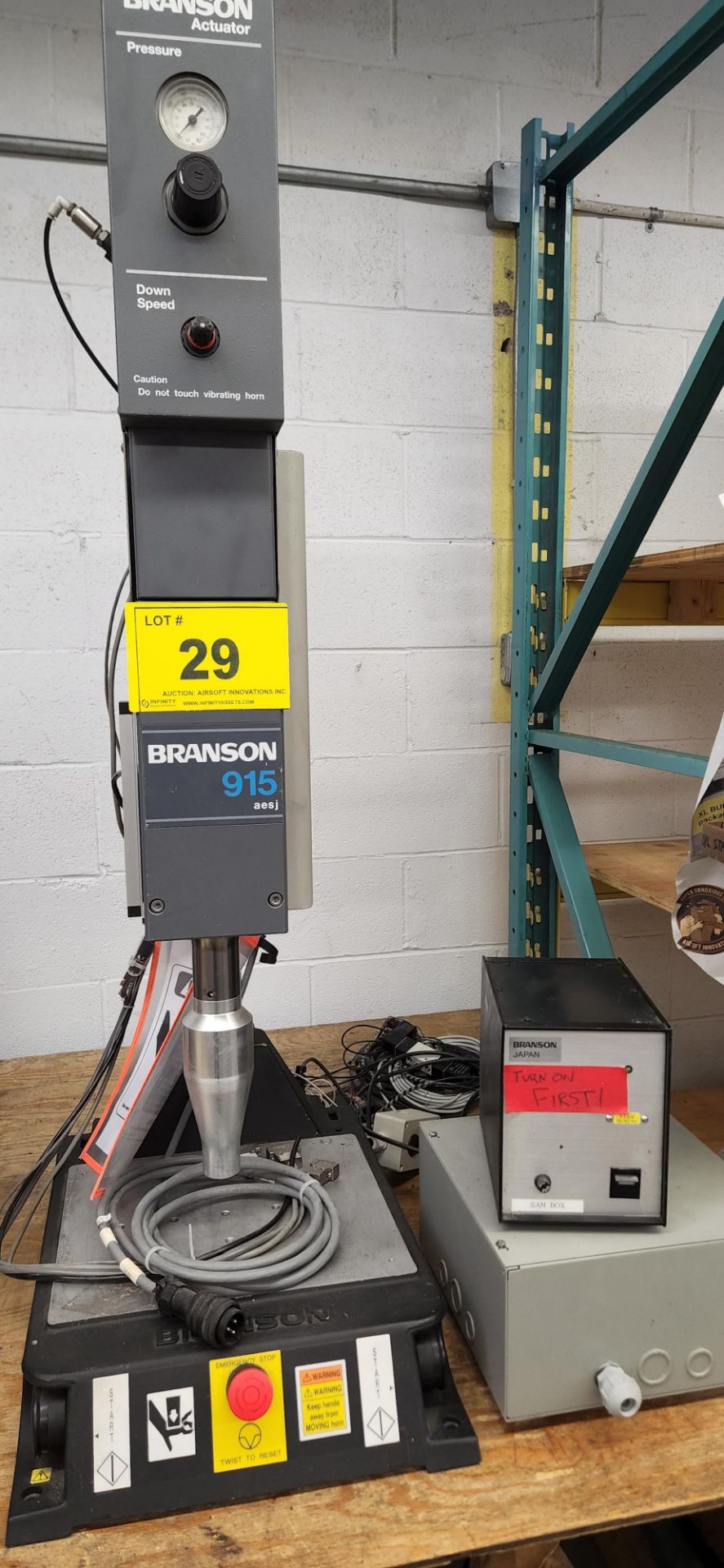 BRANSON 900 SONIC WELDER