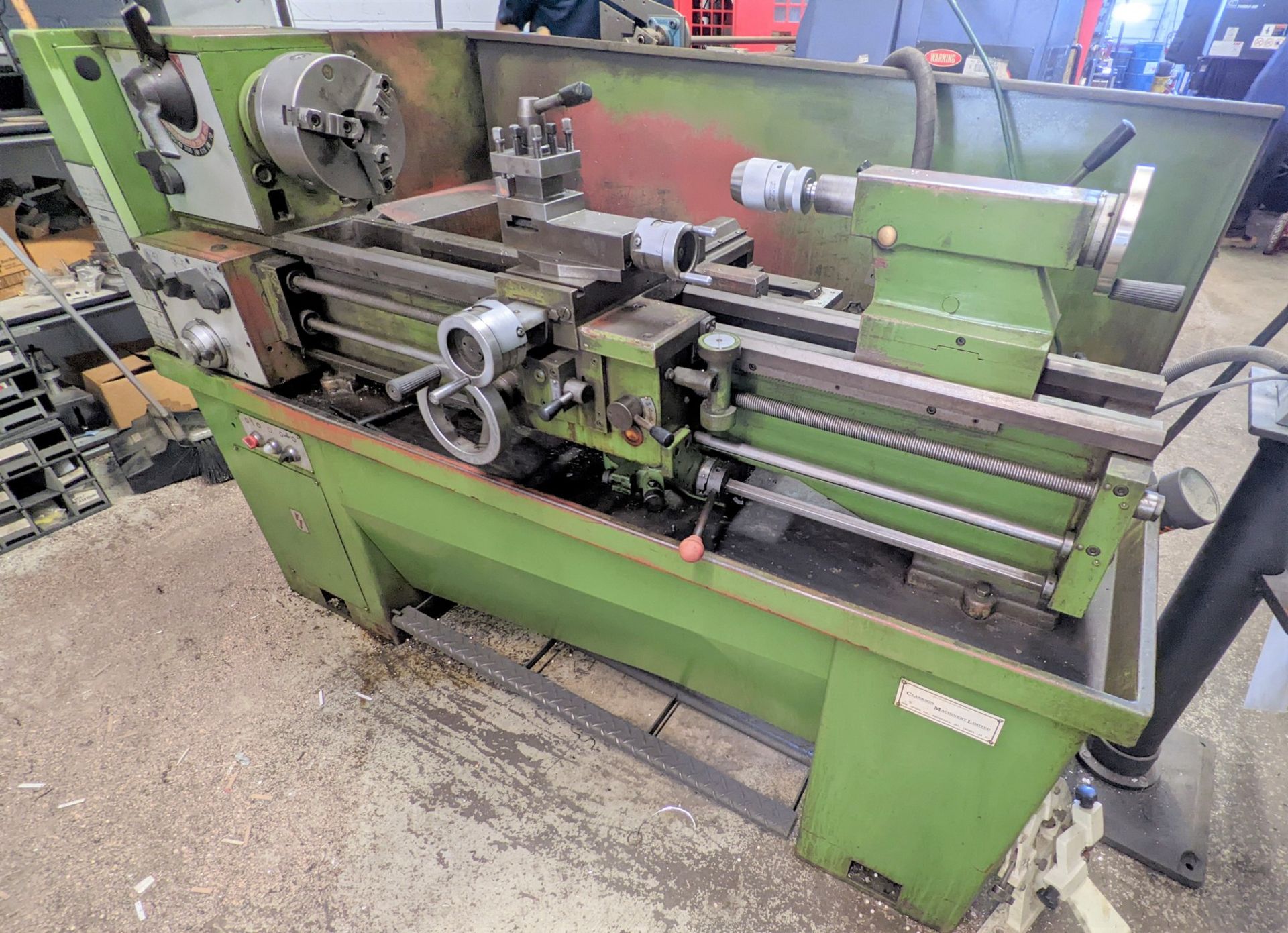 CRAFTEX CML-13400HE ENGINE LATHE, 8” 3-JAW CHUCK, 14” SWING, 48” BED, TAILSTOCK, TOOL POST, 1.75” - Image 2 of 6