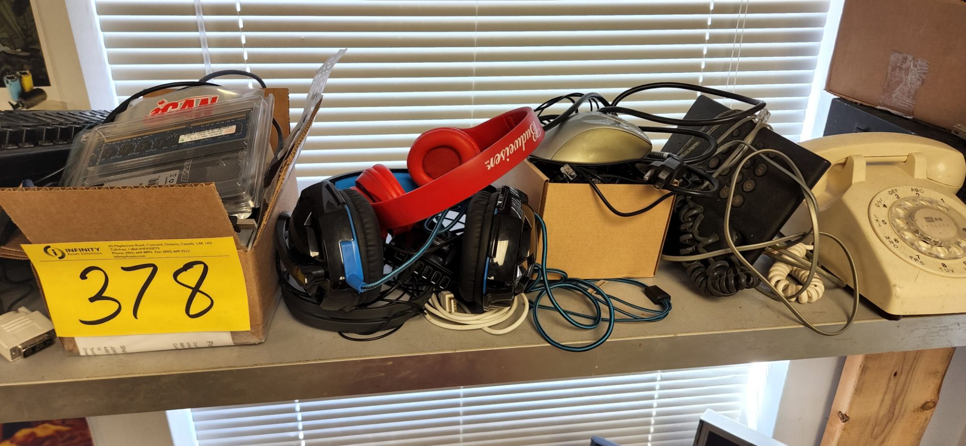 LOT CABLES, MONITORS, PHONES, ETC. - Image 4 of 4