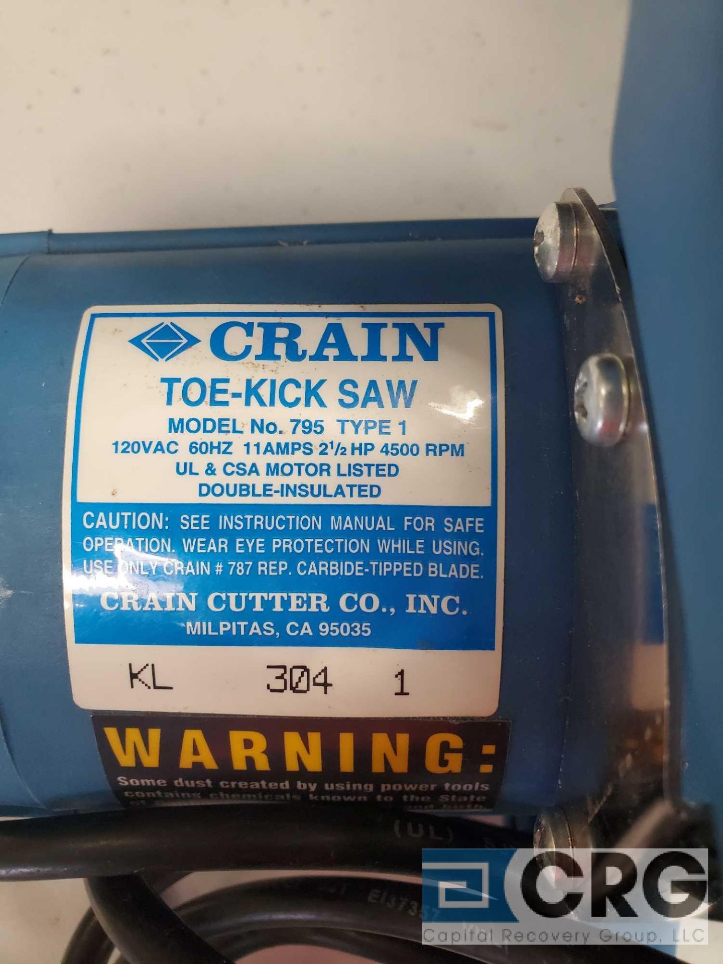 Toe-Kick Saw - Image 2 of 2