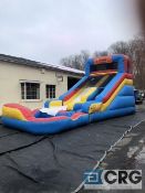 Water Slide with Pool