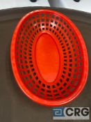 Red Plastic Bread Baskets