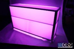 Illuminated LED color bar