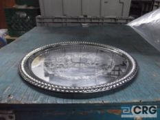 Silver Round Serving Trays
