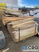 Wood Stilt Fence Stick Posts