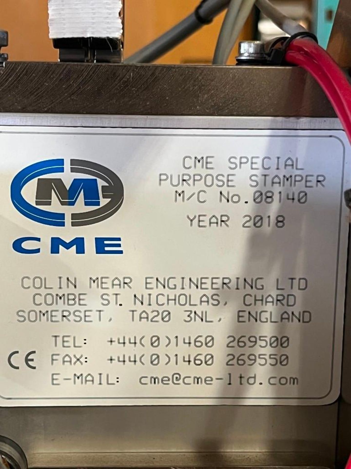 Colin Mear Engineering Special Purpose Stamper M/C 08140 - Image 5 of 16