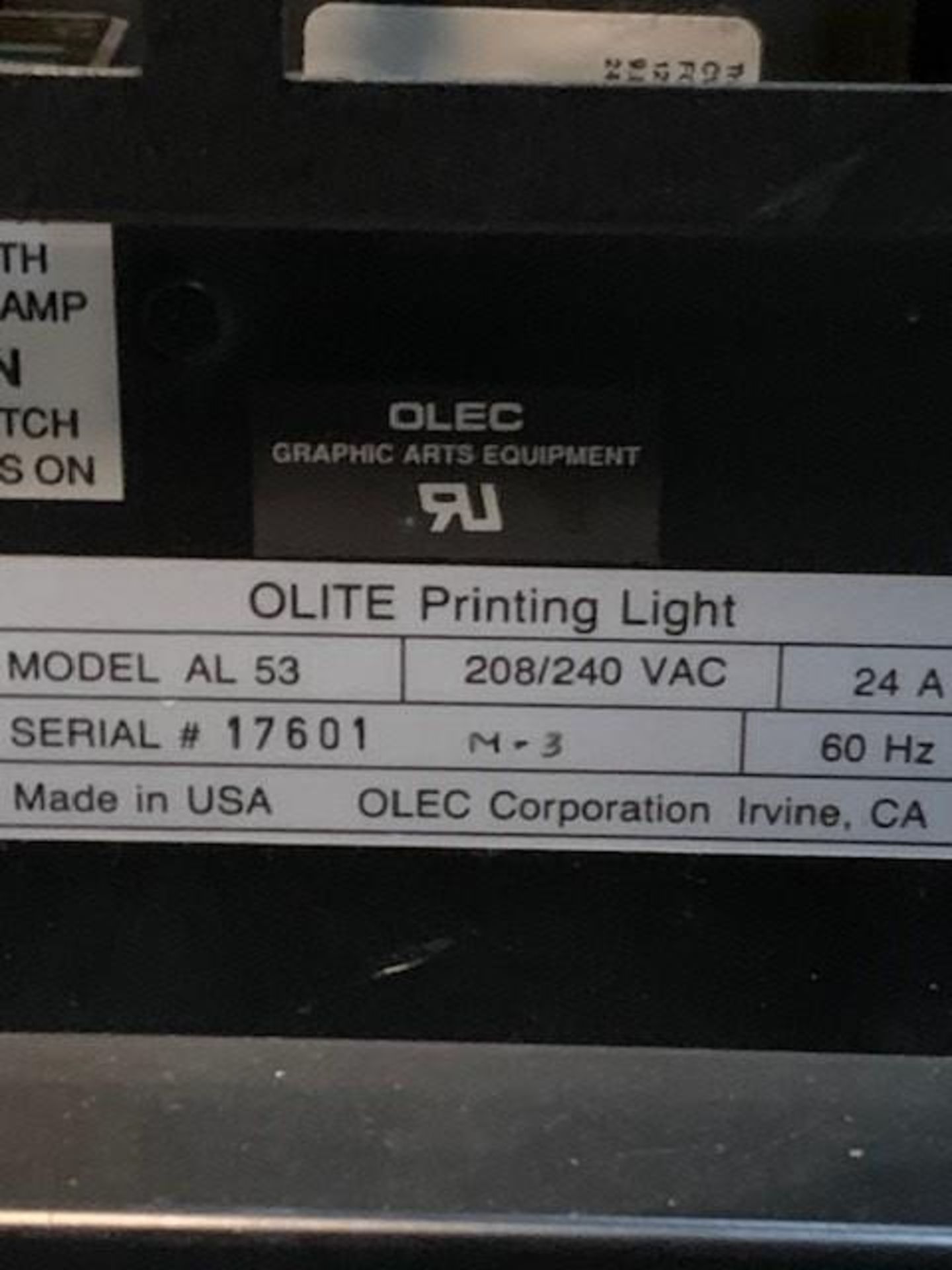 Douthitt Exposure Table 40 inch by 50 inch M/N AL-53 - Image 8 of 9