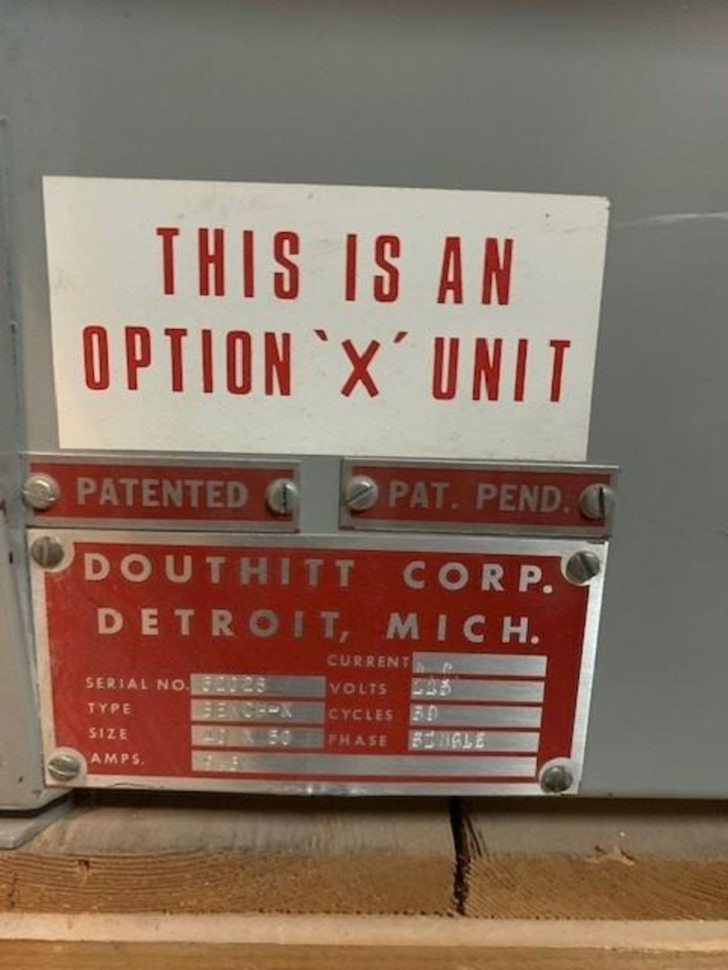 Douthitt Exposure Table 40 inch by 50 inch M/N AL-53 - Image 9 of 9