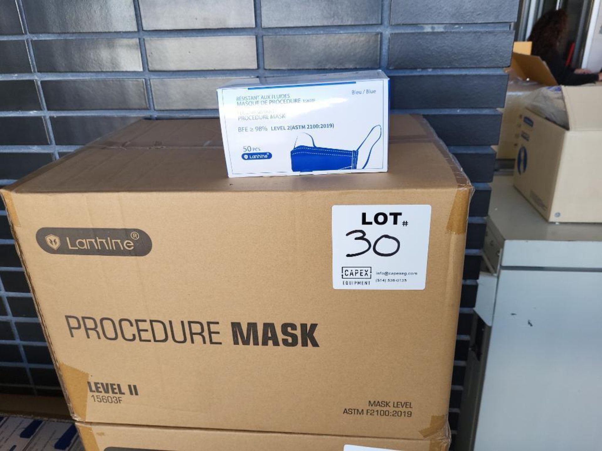 Lot of 2000 3-Ply Procedure Masks