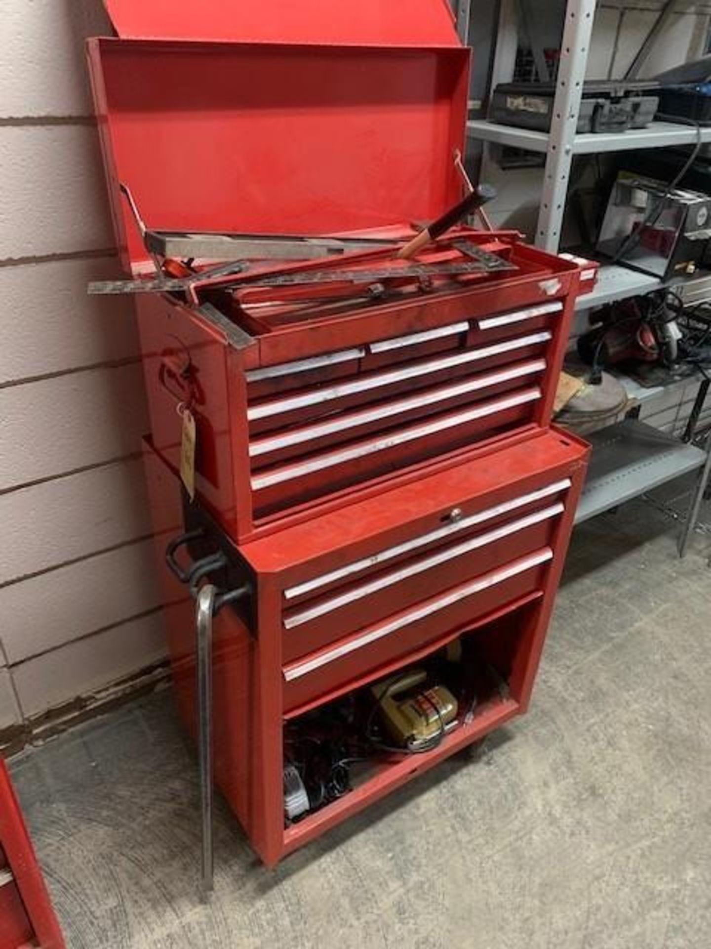 Tool Box Top And Bottom W/Large Amount Of Tools