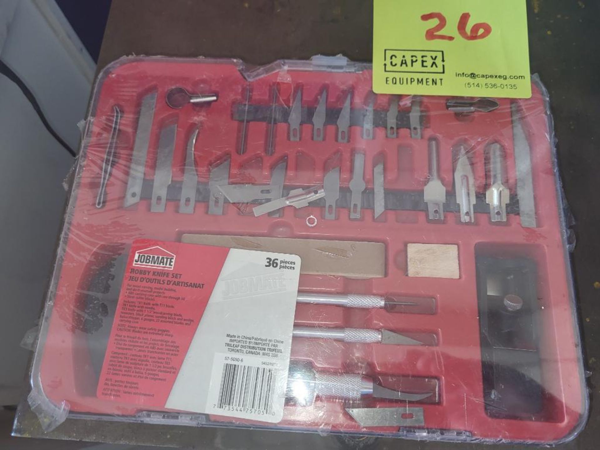 New In Box 36 Pieces Hobby Knife Set