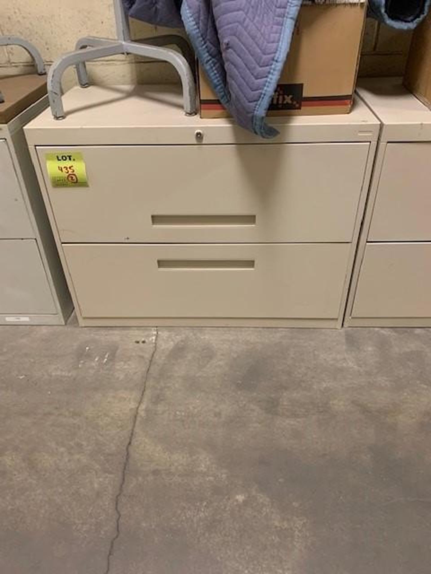 Lot of 2 horizontal filling cabinet - Image 2 of 2