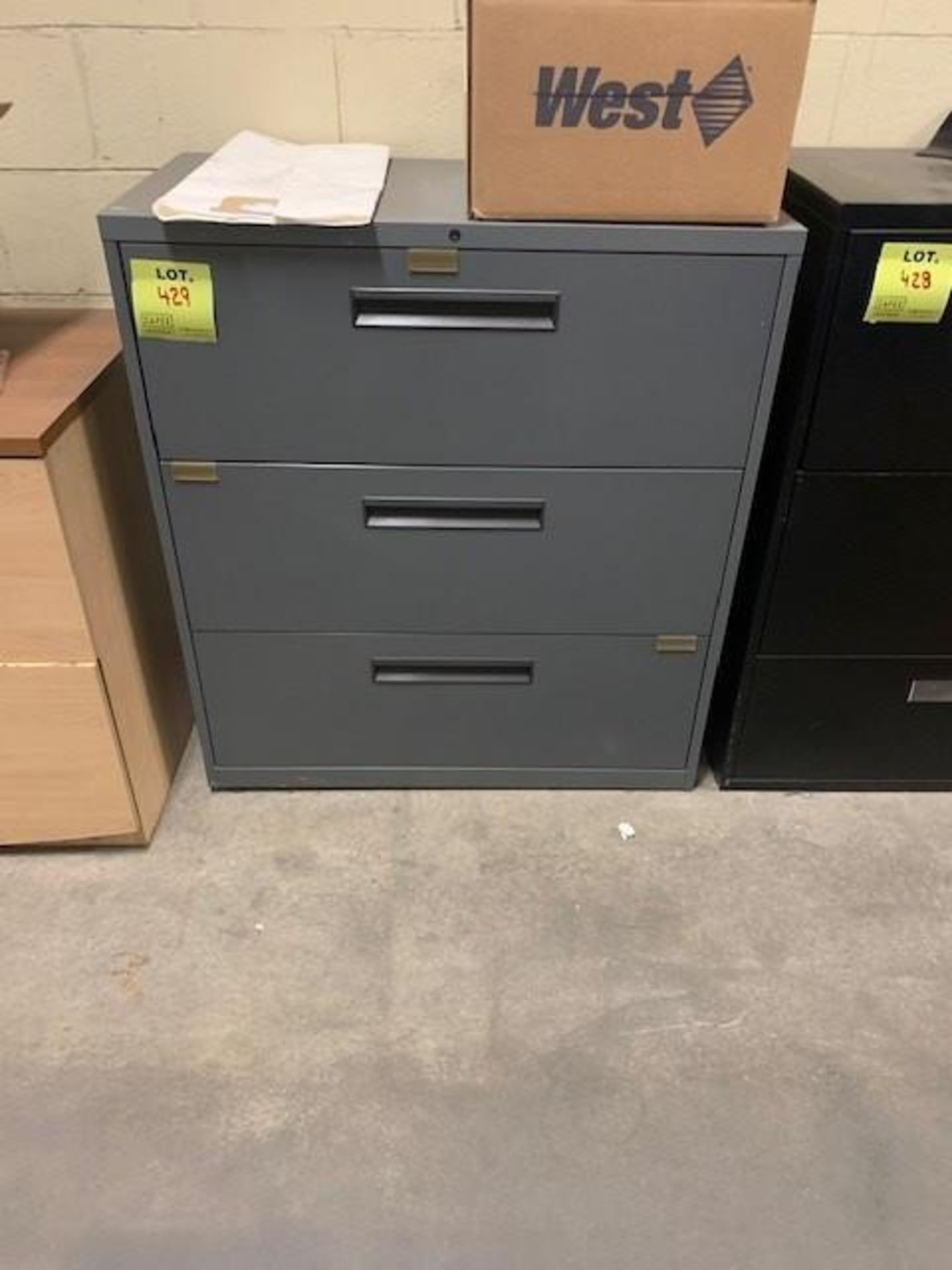 3 drawer horizontal filing cabinet
