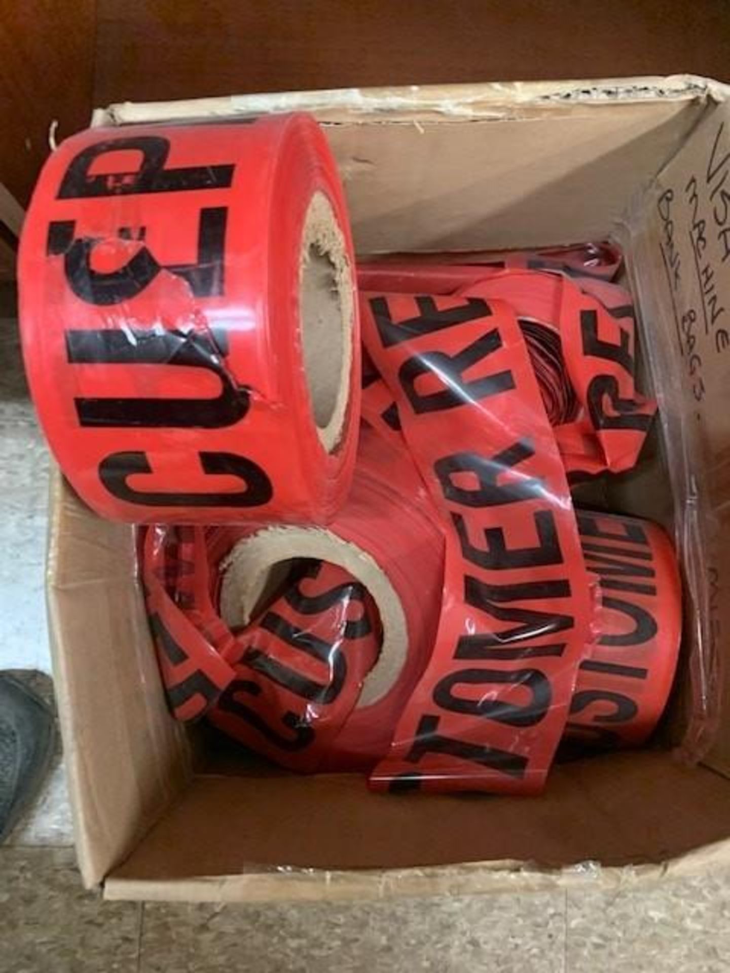 Lot of 11 rolls of barricade tape - Image 2 of 2