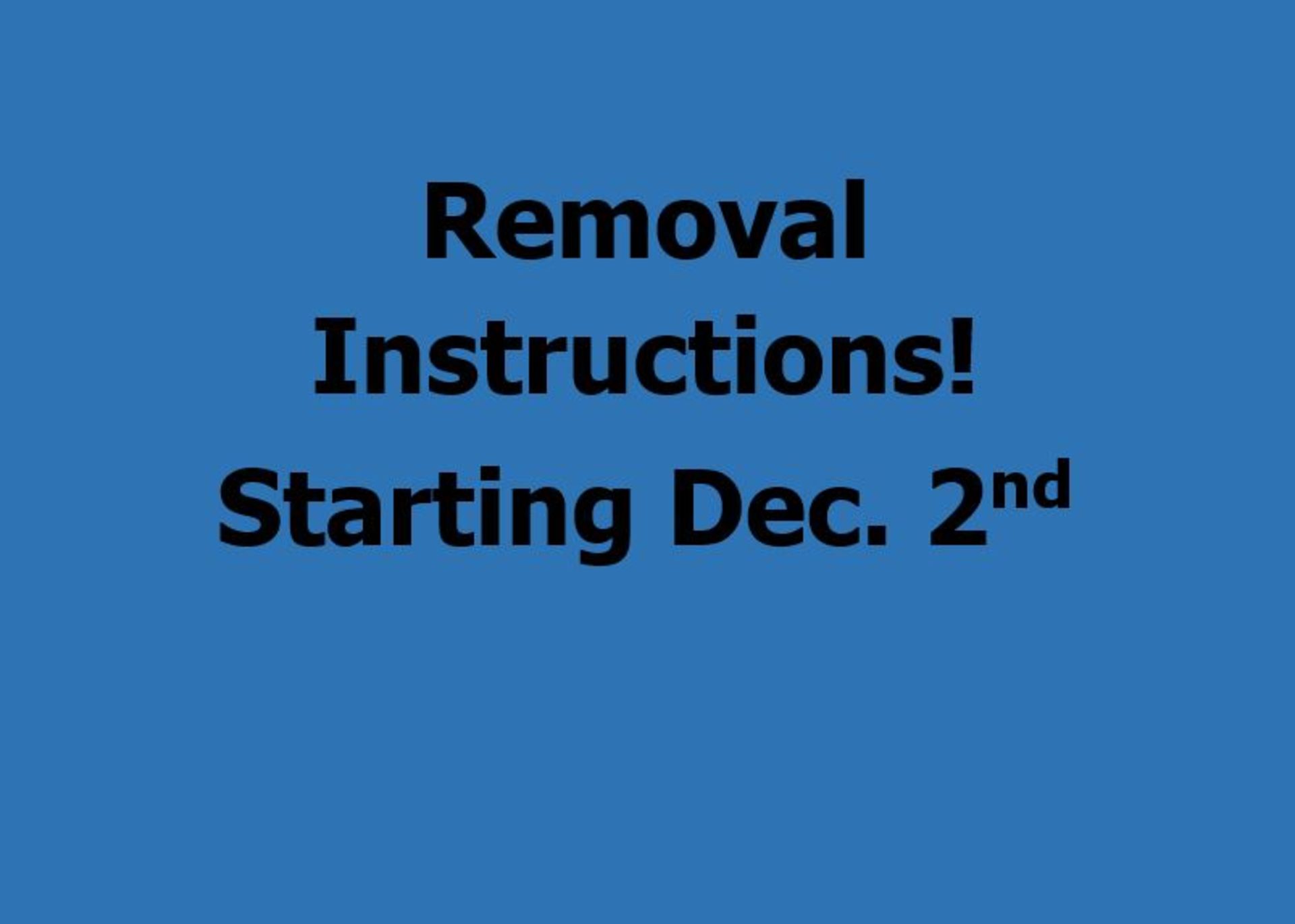 Removal Instructions!