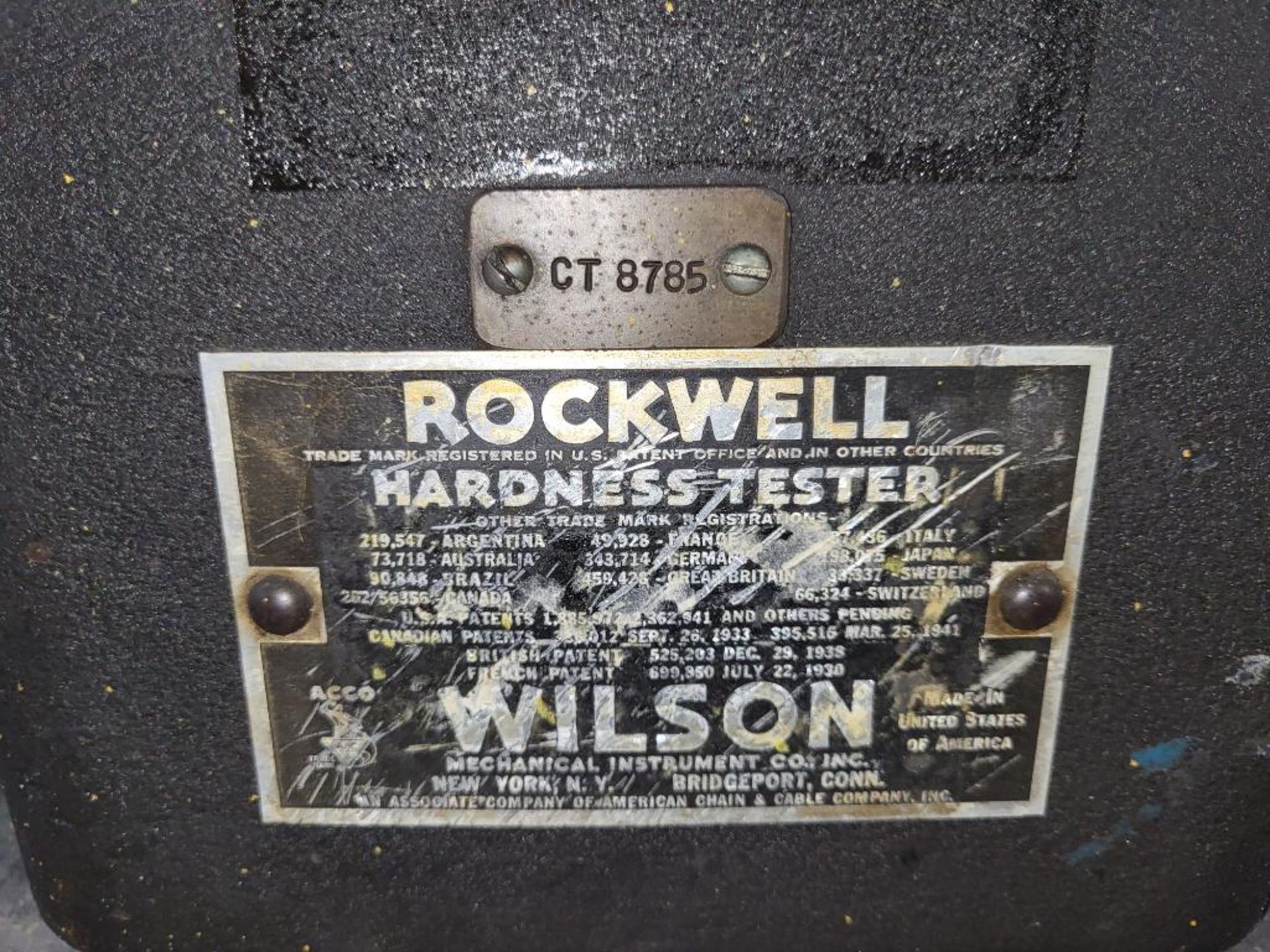 Rockwell Model 3JR Hardness Tester - Image 2 of 2