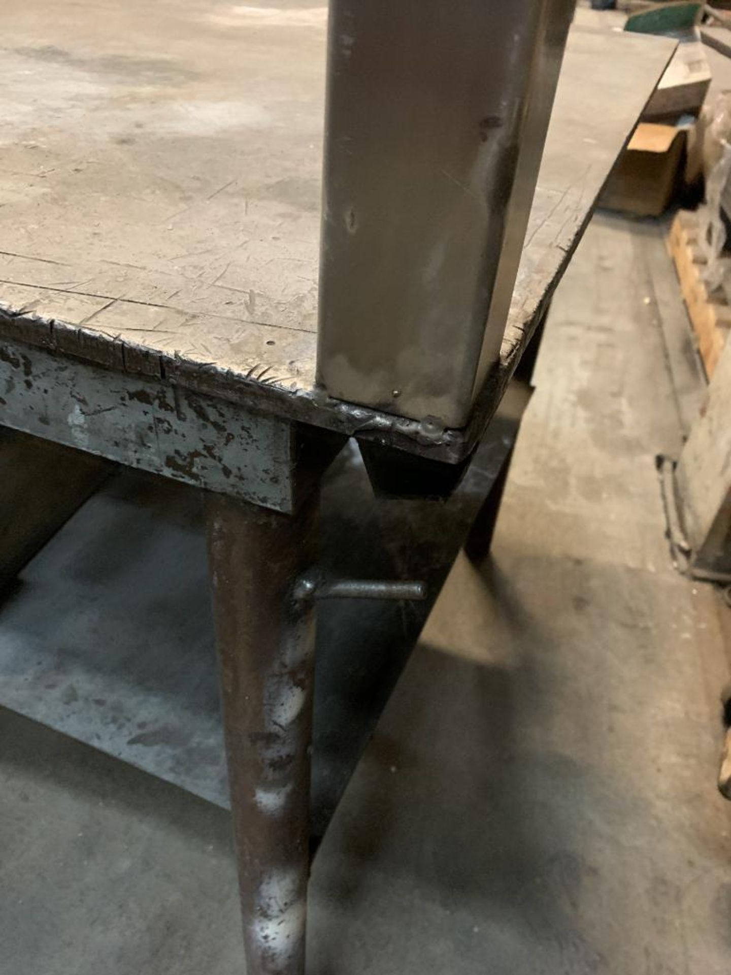 Steel Welding L-Shape Table W/6 Inch Vise - Image 6 of 6