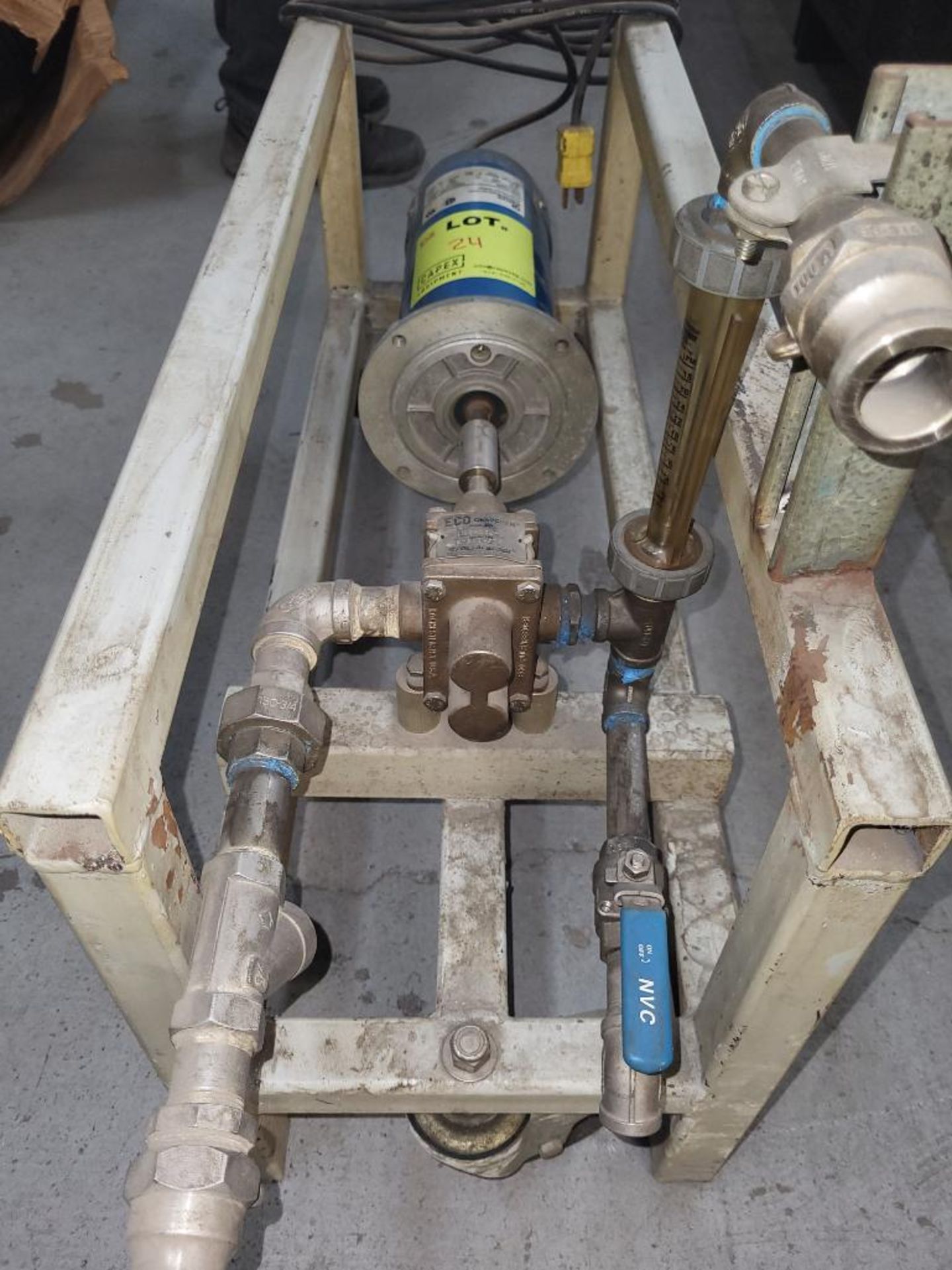Displacement Eco Chem Pulsafeeder Pump Cart Mount W/Motor And Speed Control - Image 5 of 5