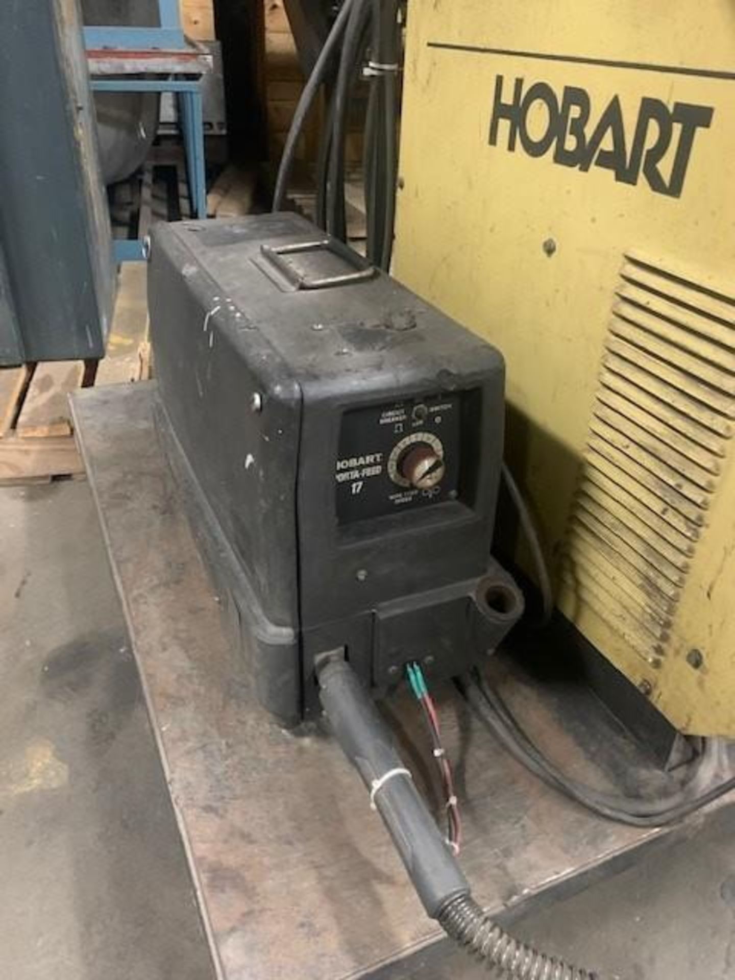 Hobart Fabricator Mig/Tig/Arc Welder Comes W/A Porta Feed Wire Feeder On Steel Cart - Image 4 of 7