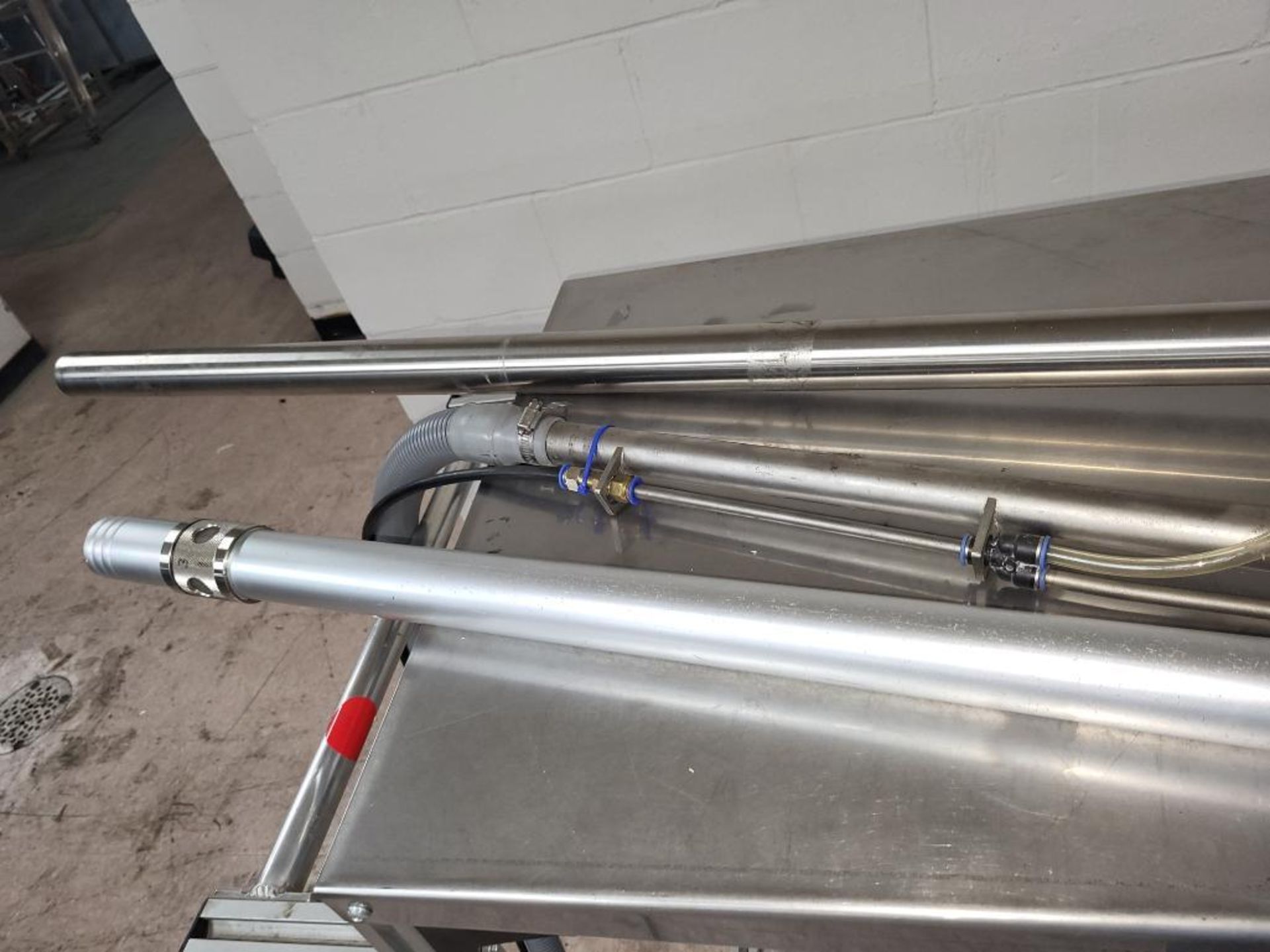 Lot of 3 Stainless Steel Pumping Pipe - Image 4 of 4