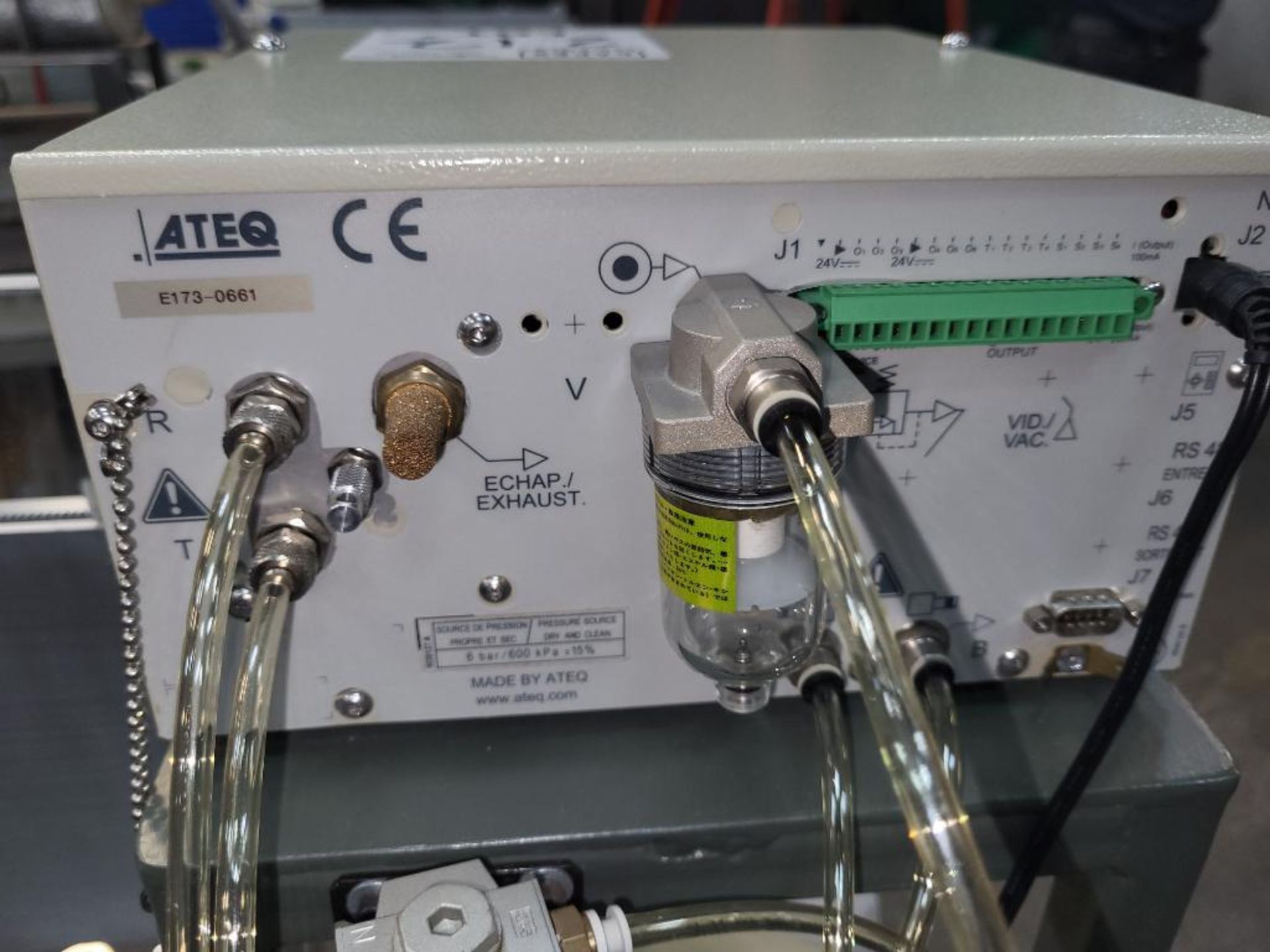 Premier Nema ATEQ F520 Compact Air Leak Detector On Cart 137-3007 - Image 2 of 5