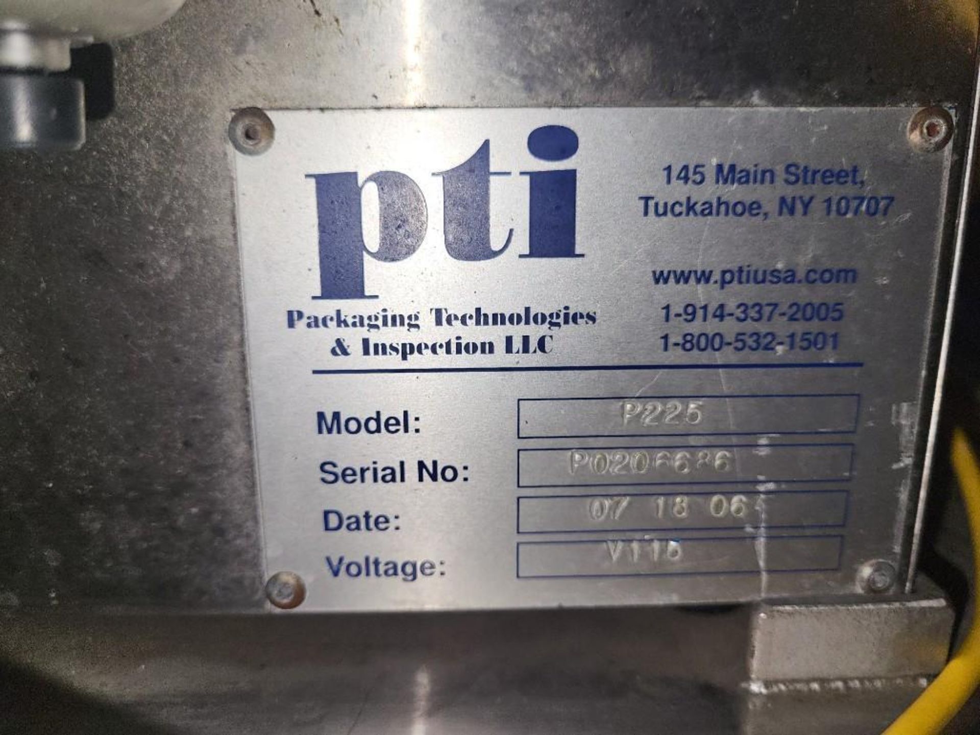 PTI VeriPac P225 VeriPac Package Integrity Test System - Stainless Steel Table On Wheels - Image 4 of 5