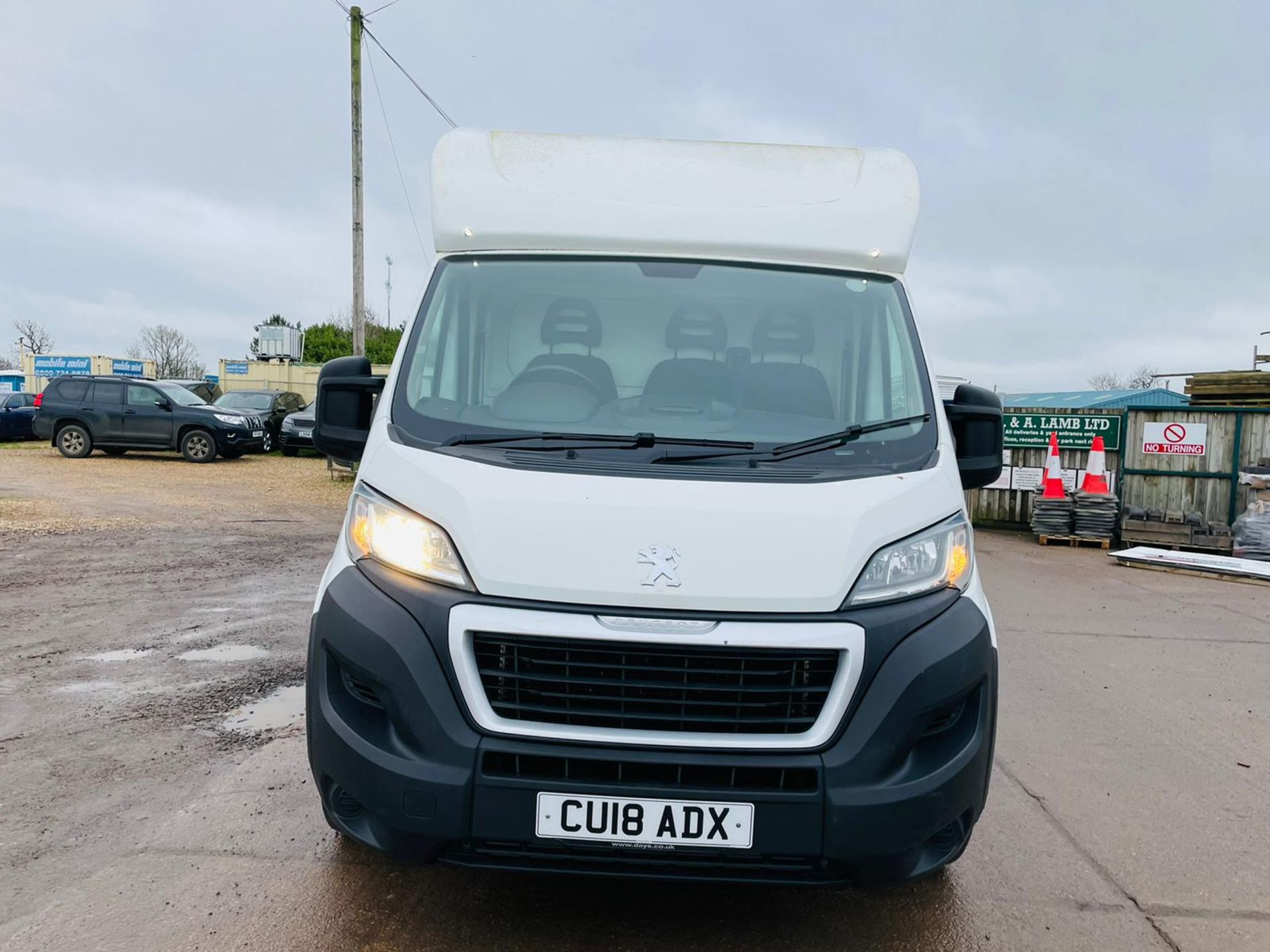 ON SALE PEUGEOT BOXER 2.0HDI (130) LONG WHEEL BASE LOW LOADER "LUTON' 18 REG - 1 OWNER - LOOK!!! - Image 2 of 34