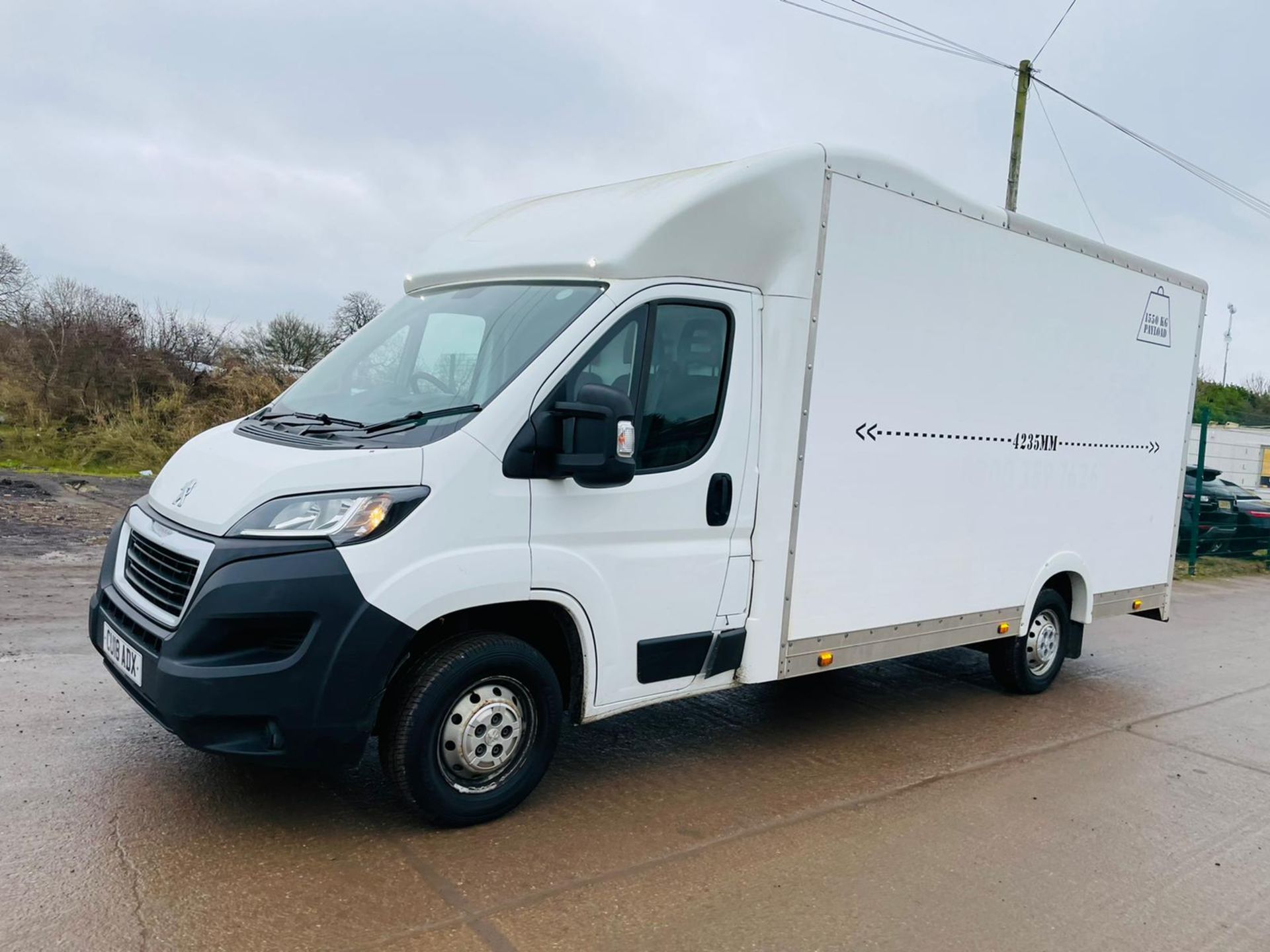 ON SALE PEUGEOT BOXER 2.0HDI (130) LONG WHEEL BASE LOW LOADER "LUTON' 18 REG - 1 OWNER - LOOK!!! - Image 4 of 34