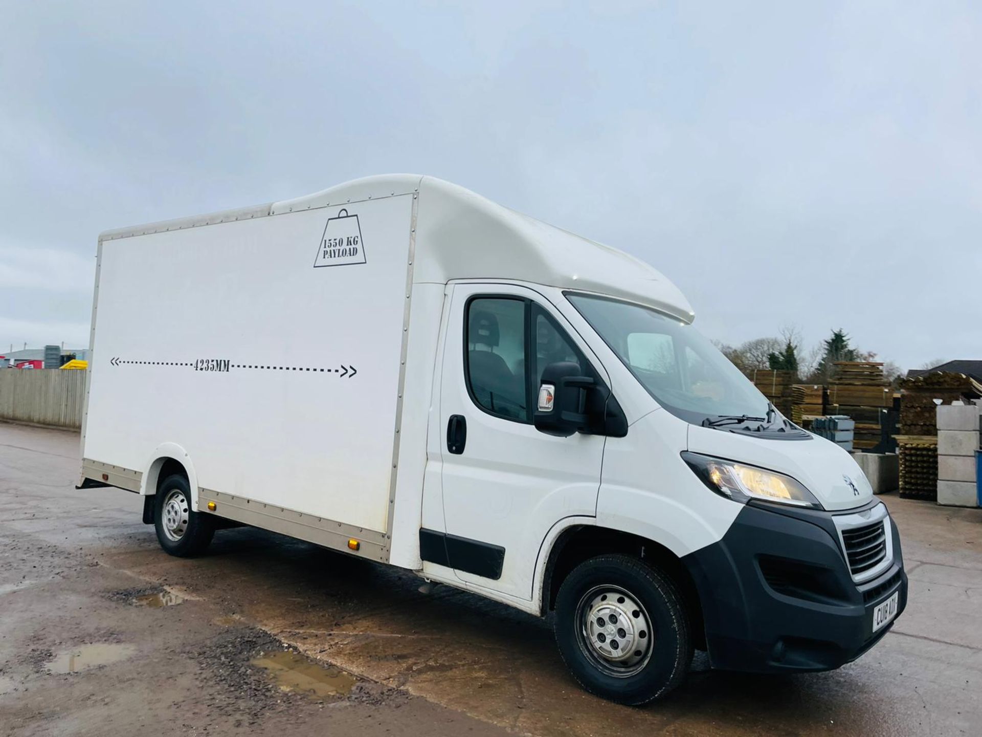 ON SALE PEUGEOT BOXER 2.0HDI (130) LONG WHEEL BASE LOW LOADER "LUTON' 18 REG - 1 OWNER - LOOK!!! - Image 8 of 34