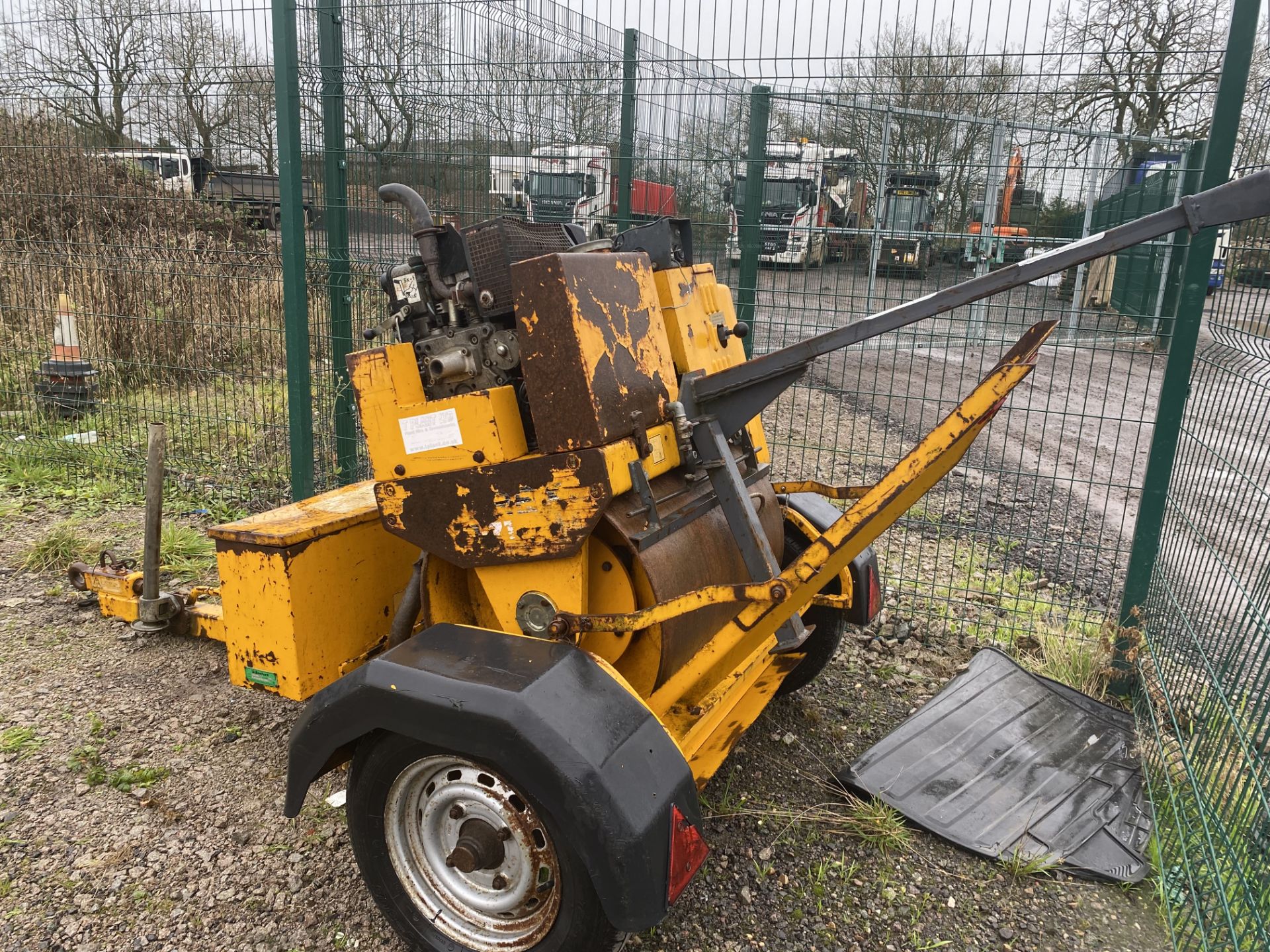 (ON SALE) BENFORD TEREX 71 PEDESTRIAN ROLLER WITH CARRIER (2007 REG) HATZ Diesel- KEY START -NO VAT! - Image 8 of 10