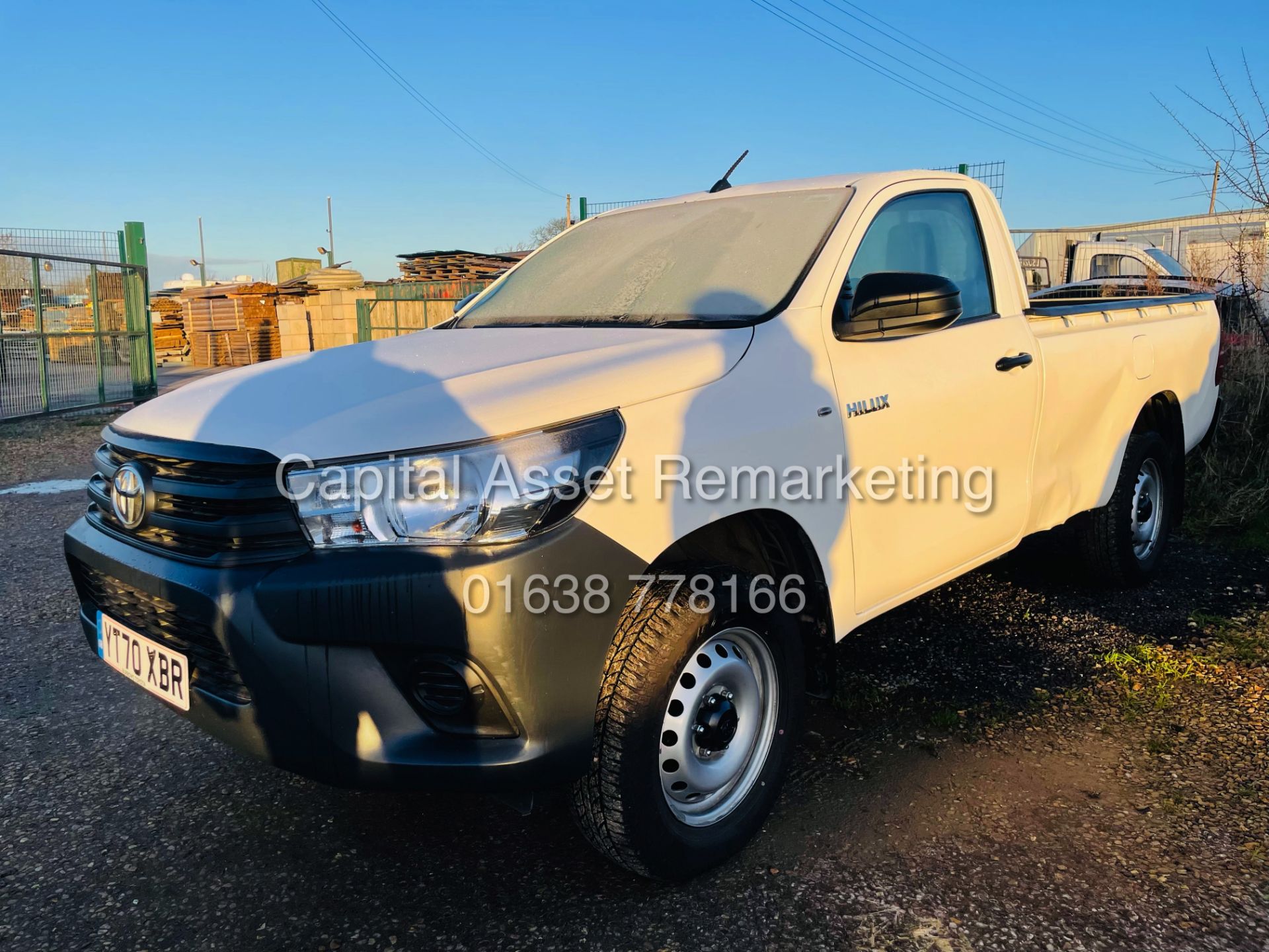 ON SALE TOYOTA HILUX 2.4 D-4D "ACTIVE" 150 4X4 - SINGLE CAB - AIR CON - NEW SHAPE - (70 REG) - LOOK! - Image 4 of 11