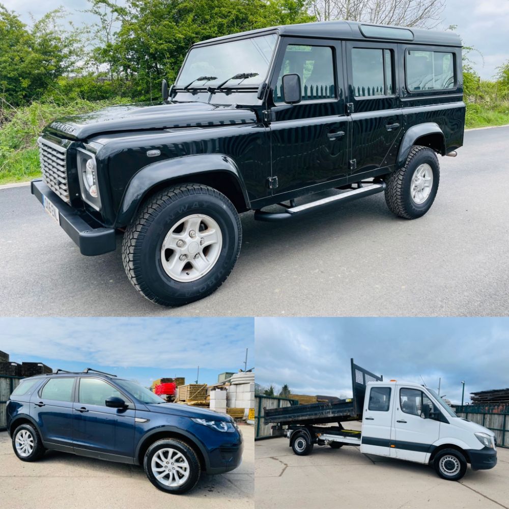 Land Rover Defender 110 *XS County Station Wagon* - 2017 Land Rover Discovery Sport -*Sprinter Tipper*+ Many More: Cars & Commercials