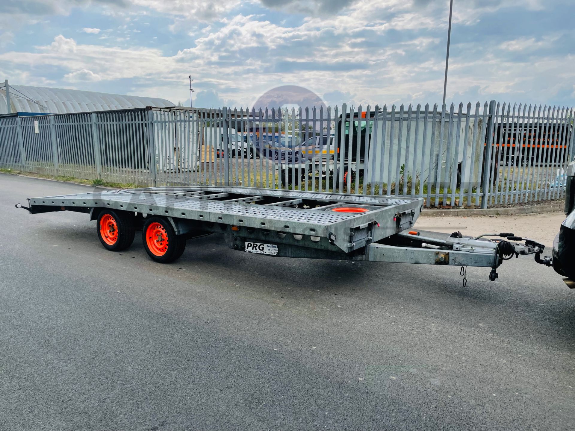 PRG RECOVERY / TRANSPORTER (2019) TWIN AXEL TRAILER - OVER RIDE RAMPS - REAR RAMPS - 16 FOOT