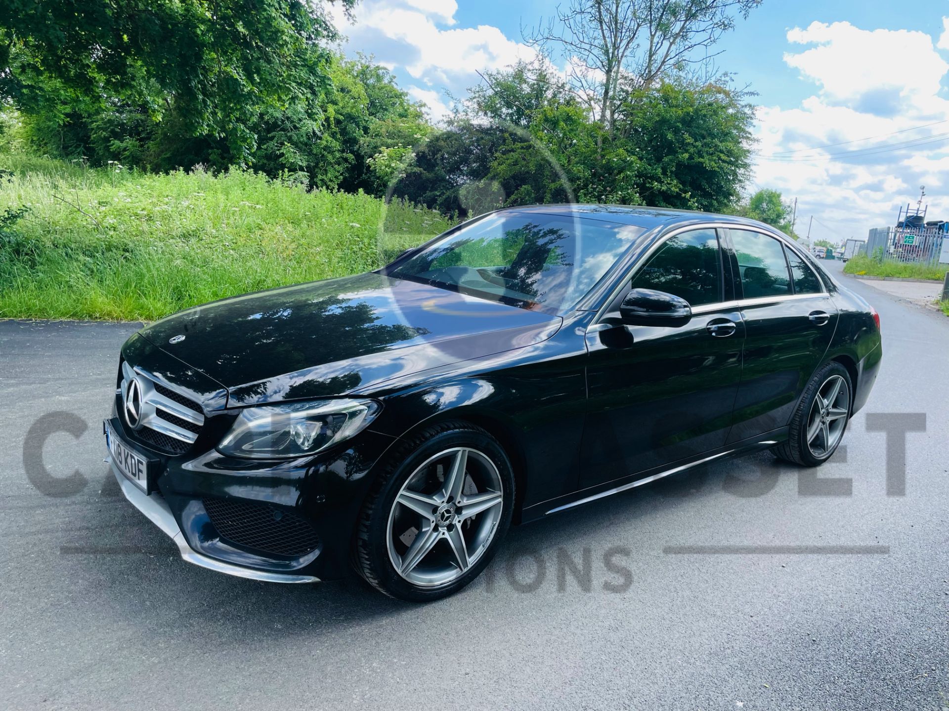 (ON SALE) MERCEDES-BENZ C220d *AMG LINE* (2018 - EURO 6) 9G TRONIC AUTO - LEATHER - SAT NAV *NO VAT* - Image 6 of 46