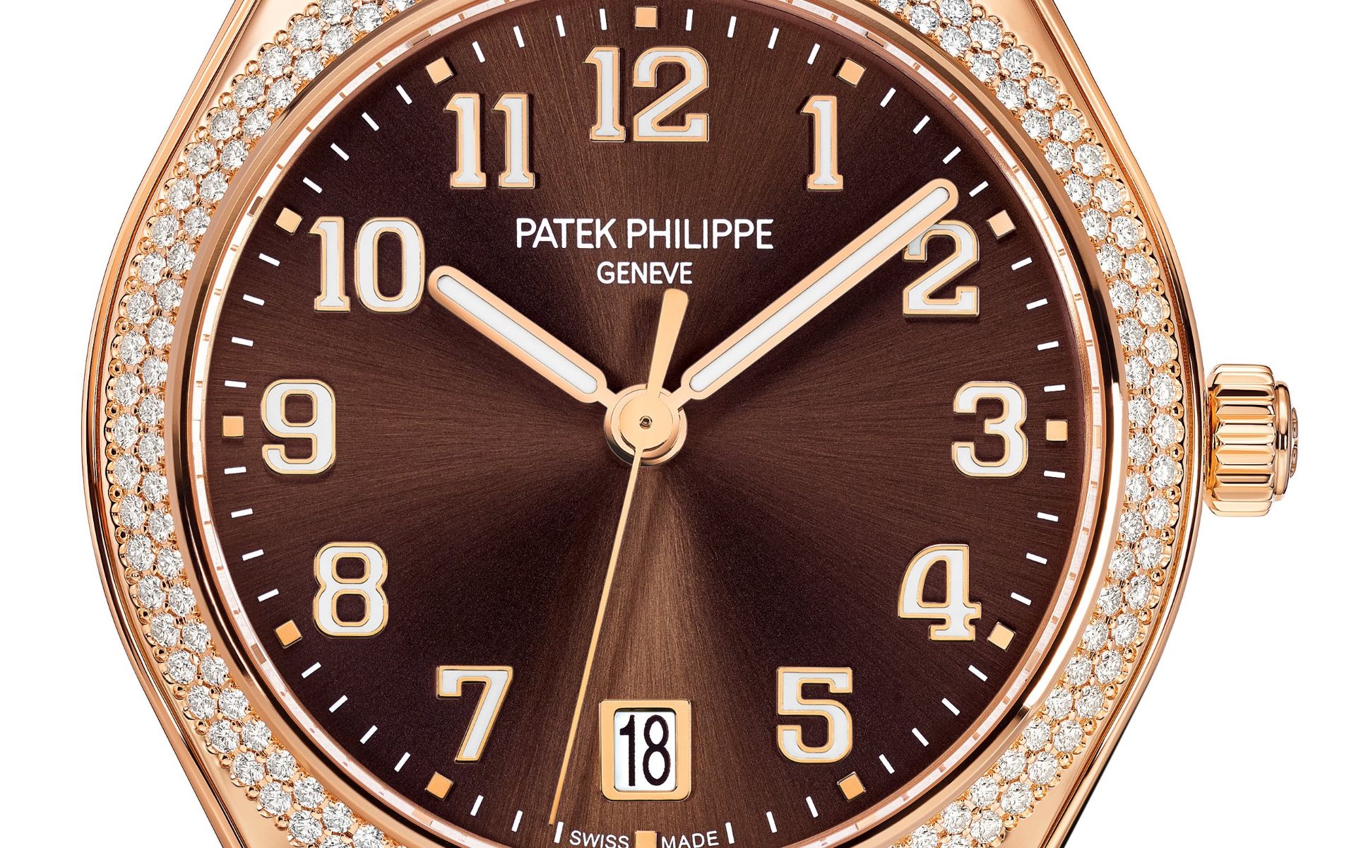 PATEK PHILIPPE *TWENTY-4 AUTOMATIC* (2022 - NEW / UNWORN) *18CT ROSE GOLD - WITH 160 DIAMOND BEZEL* - Image 4 of 22