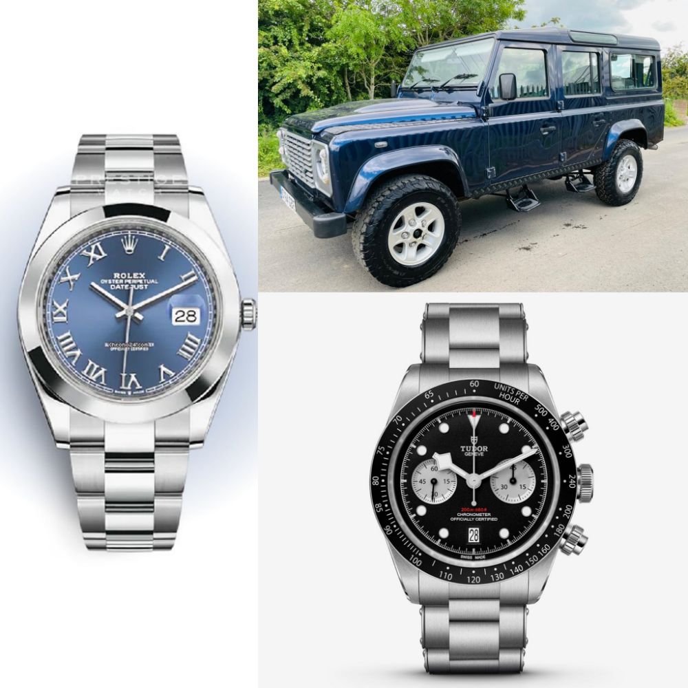 2022 Tudor Black Bay Chrono - 2021 Rolex Datejust *41mm Azzurro Blue Dial* - 2019 Range Rover Velar + Many More: Cars, Commercials & 4x4's !!!