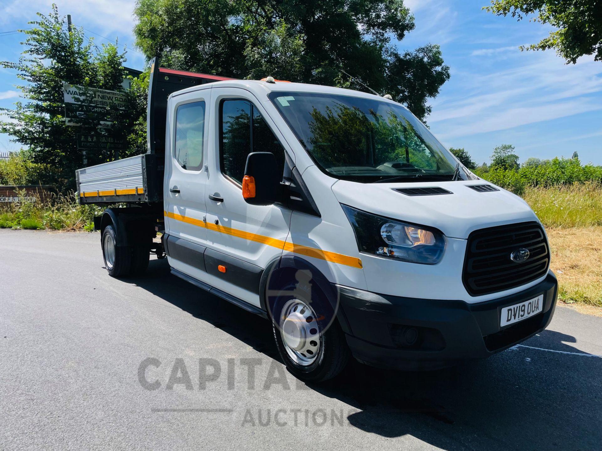 (ON SALE) FORD TRANSIT 2.0TDCI "130" LWB D/C TIPPER (19 REG) EURO 6 - ONE STOP BODY - TWIN WHEELER - Image 5 of 22