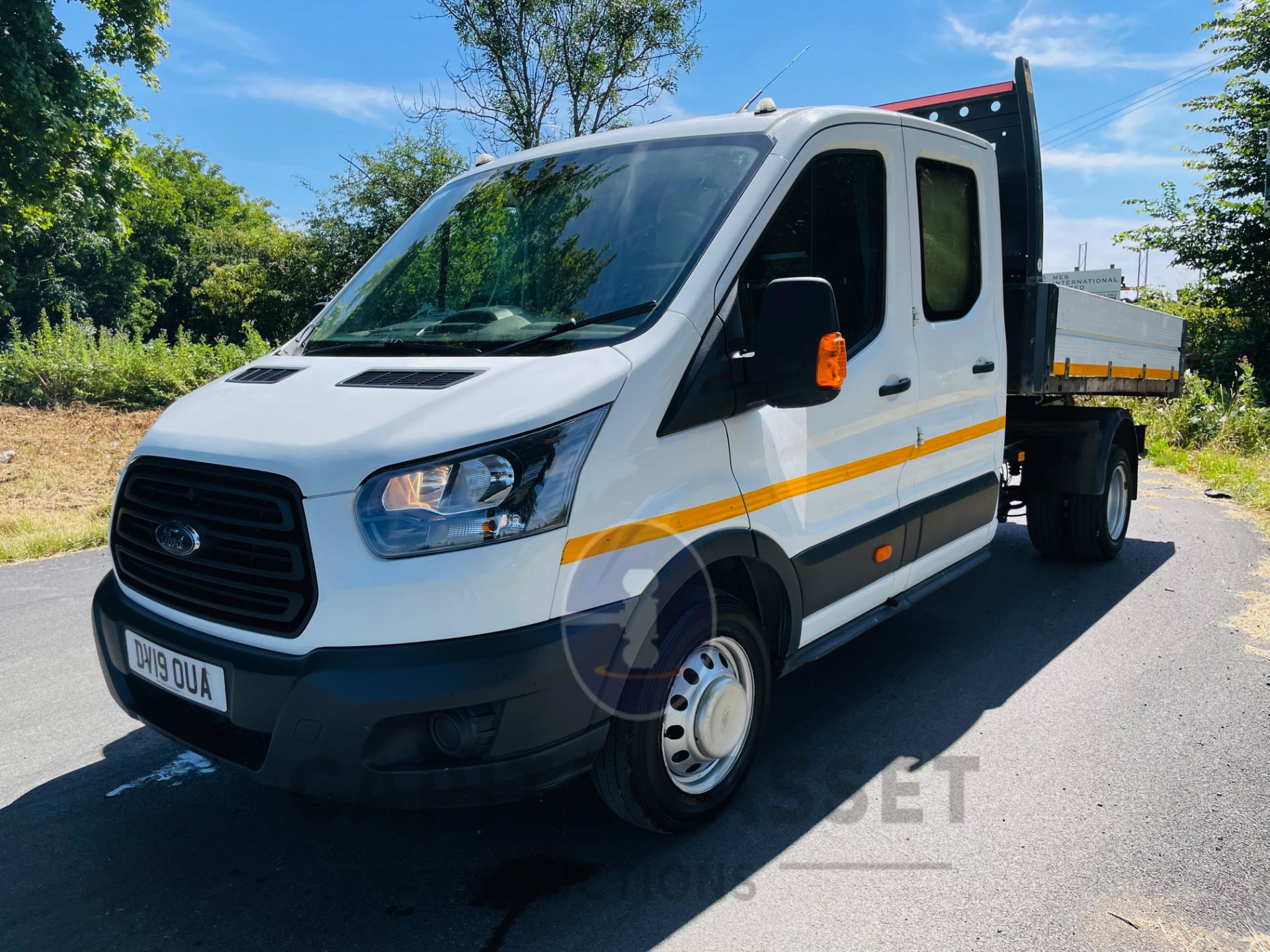 (ON SALE) FORD TRANSIT 2.0TDCI "130" LWB D/C TIPPER (19 REG) EURO 6 - ONE STOP BODY - TWIN WHEELER - Image 3 of 22