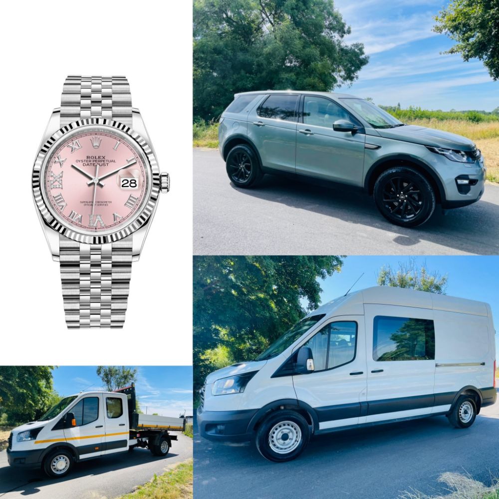 2022 Rolex DateJust 36mm *Pink Diamond Dial* - 2019 Land Rover Discovery Sport *SE Tech* + Many More: Cars, Commercials & 4x4's !!!