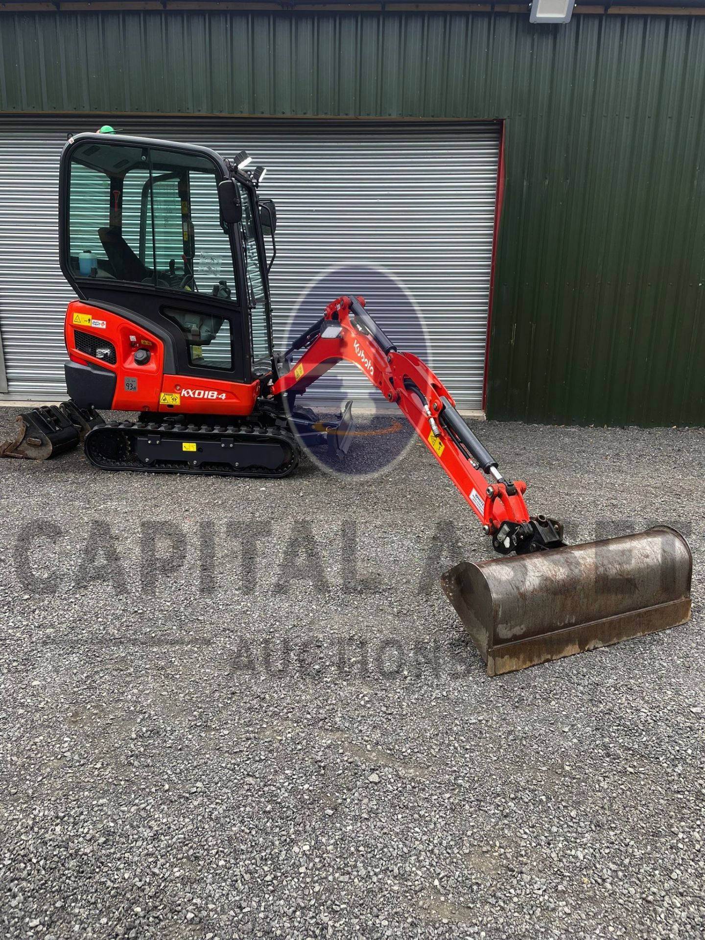 KUBOTA KX018-4 *1.8 TONNE MINI DIGGER* (2022 MODEL) *ONLY 169 HOURS* EXPANDING TRACKS & 3 BUCKETS - Image 3 of 8