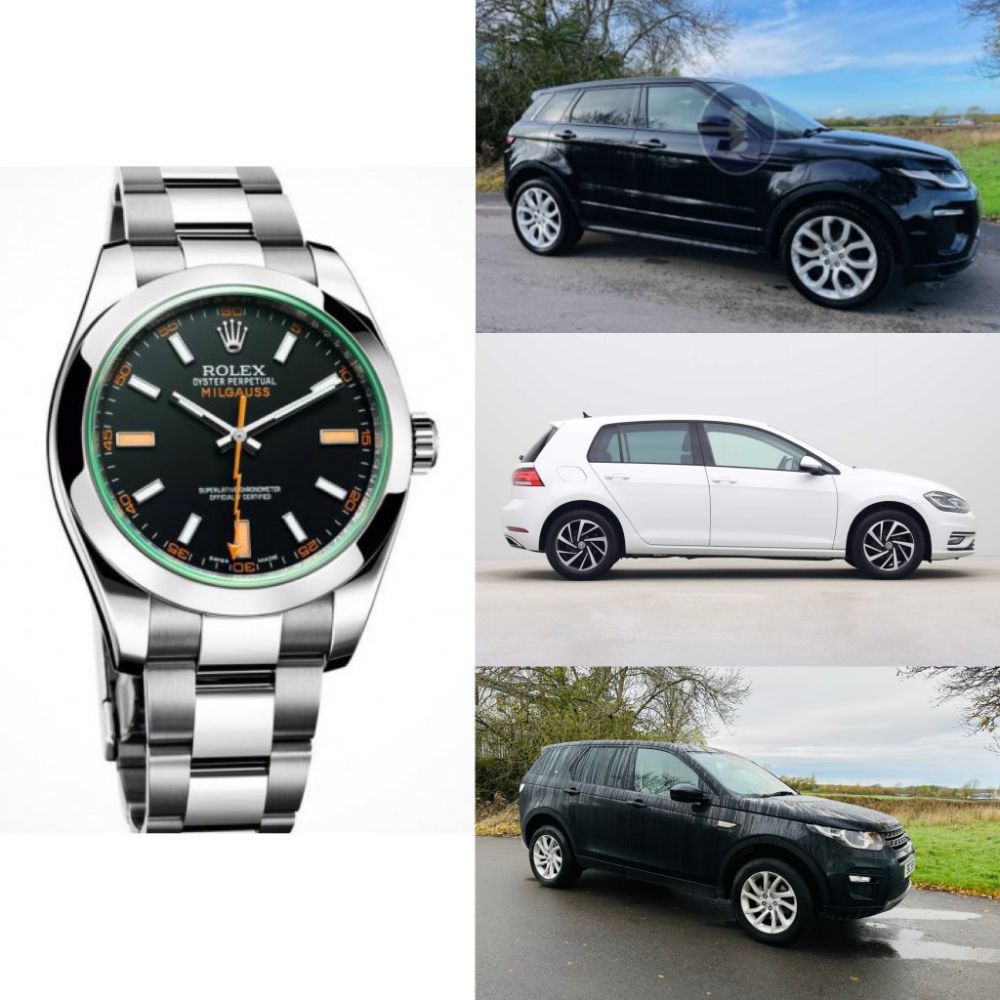 2022 (Unworn) Rolex Milgauss 40mm - 2019 Volkswagen Golf *1.0 TSI* - Range Rover Evoque *HSE Dynamic* + Many More: Cars, Commercials & 4x4's !!!