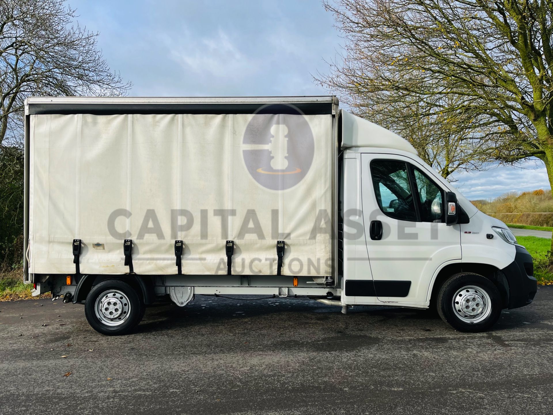 (ON SALE) FIAT DUCATO 2.3 MULTIJET (2019 MODEL) RARE CURTAIN SIDE BODY - 1 OWNER - 360 CAMERA VIEW - Image 11 of 24